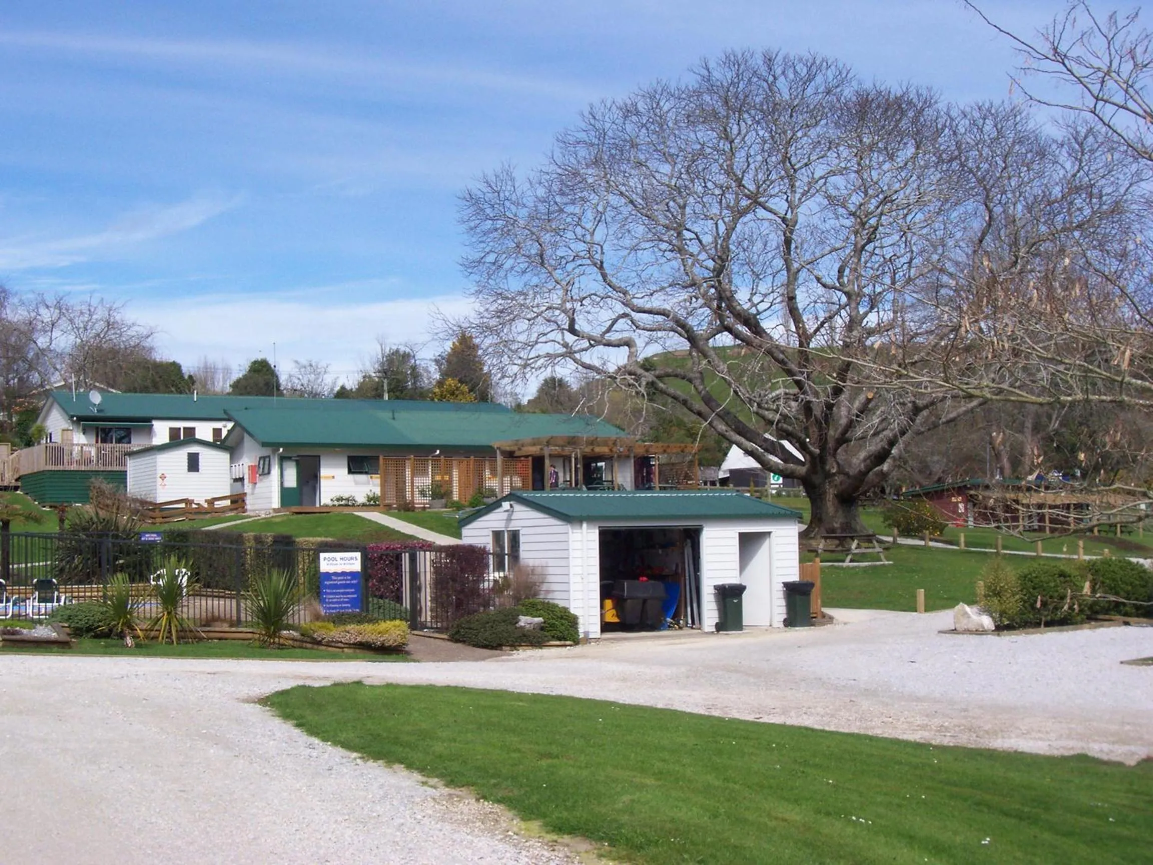 View (from property/room) in Waitomo TOP 10 Holiday Park