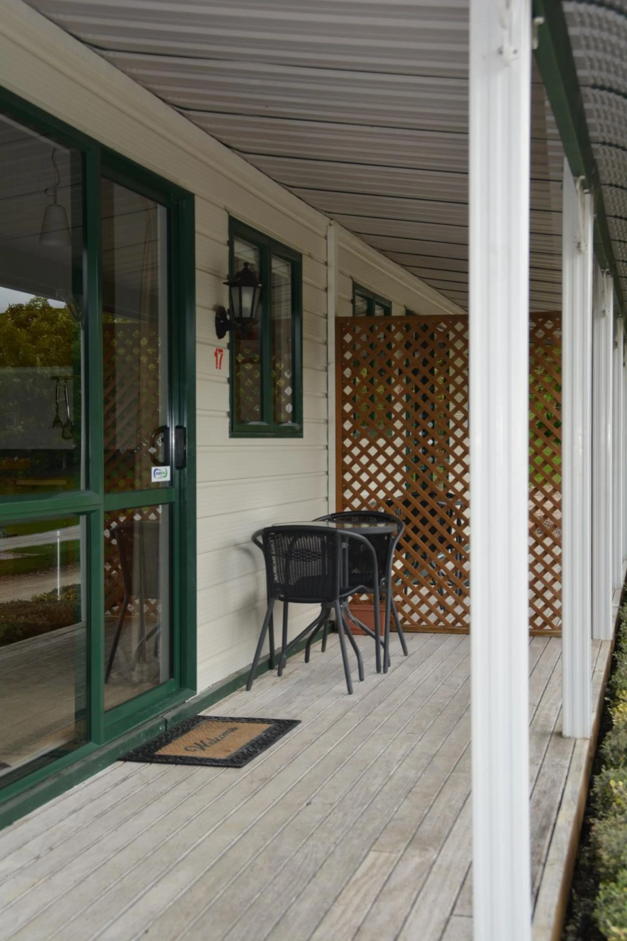 Balcony/Terrace in Waitomo TOP 10 Holiday Park