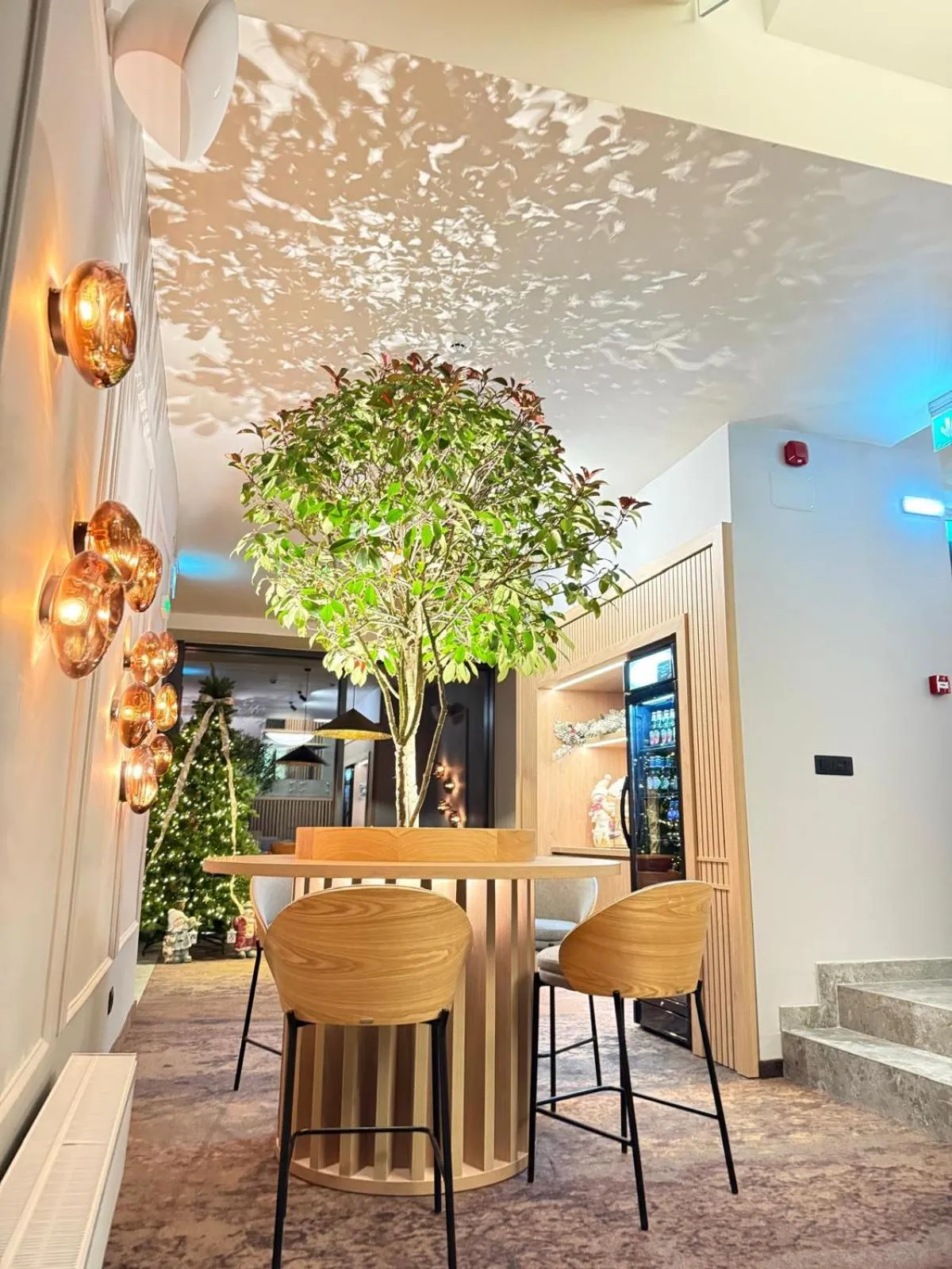 Lobby or reception in Hotel Orizont Cozia