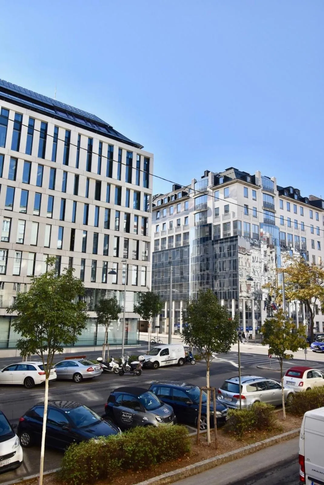 City view in Schottenring City Stock Exchange Apartments