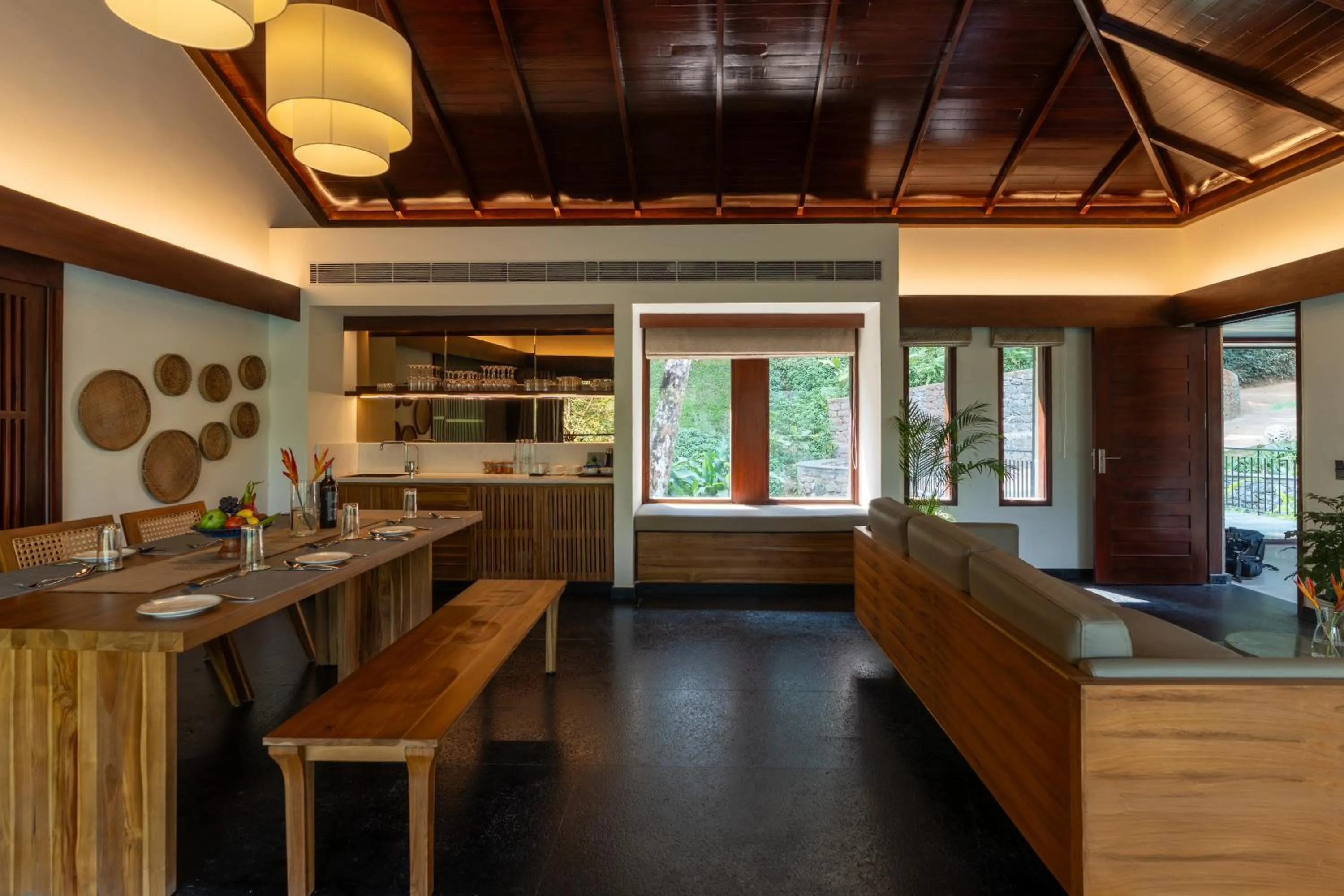 Dining area in Ayatana Coorg