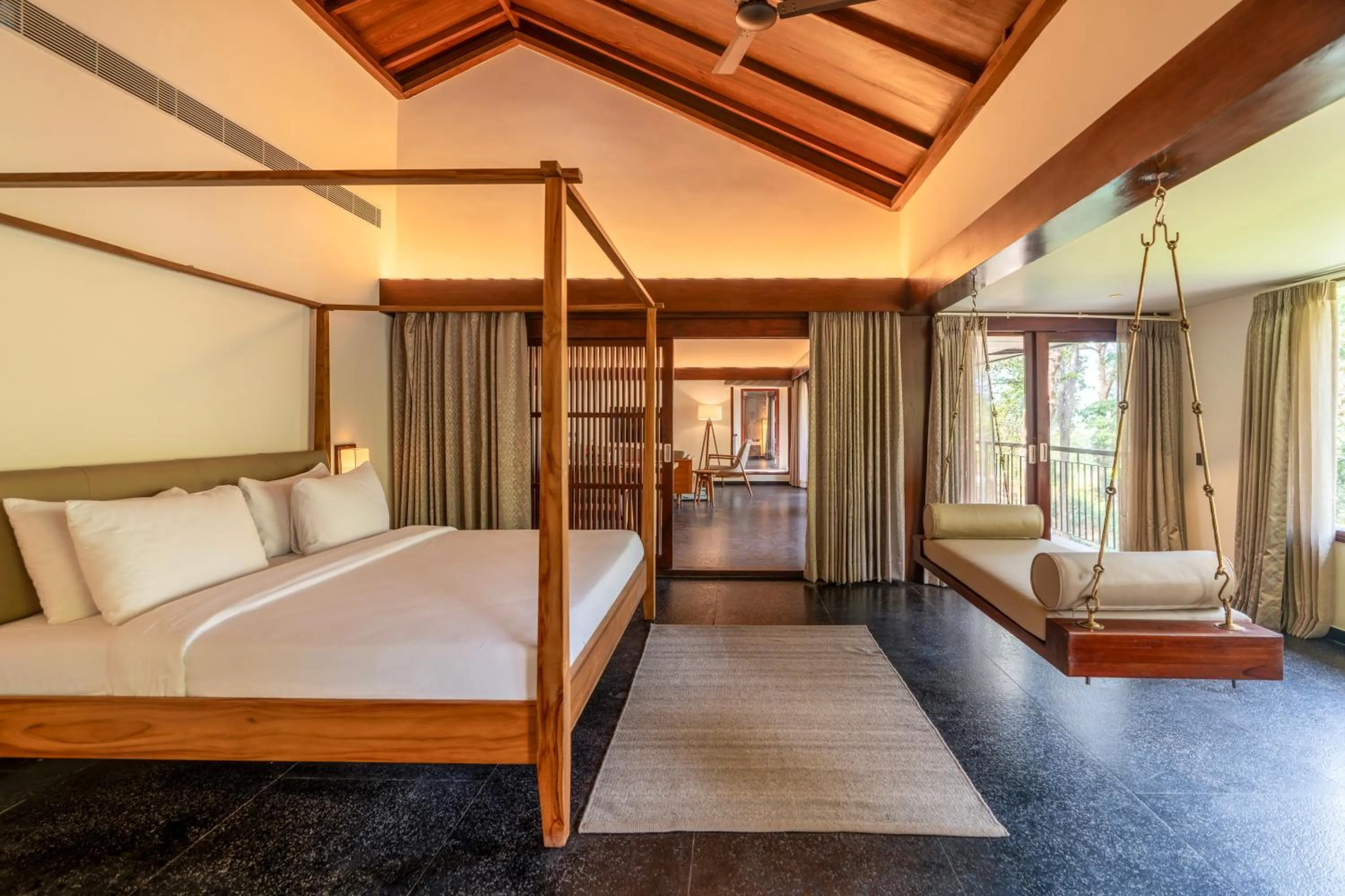 Bed in Ayatana Coorg