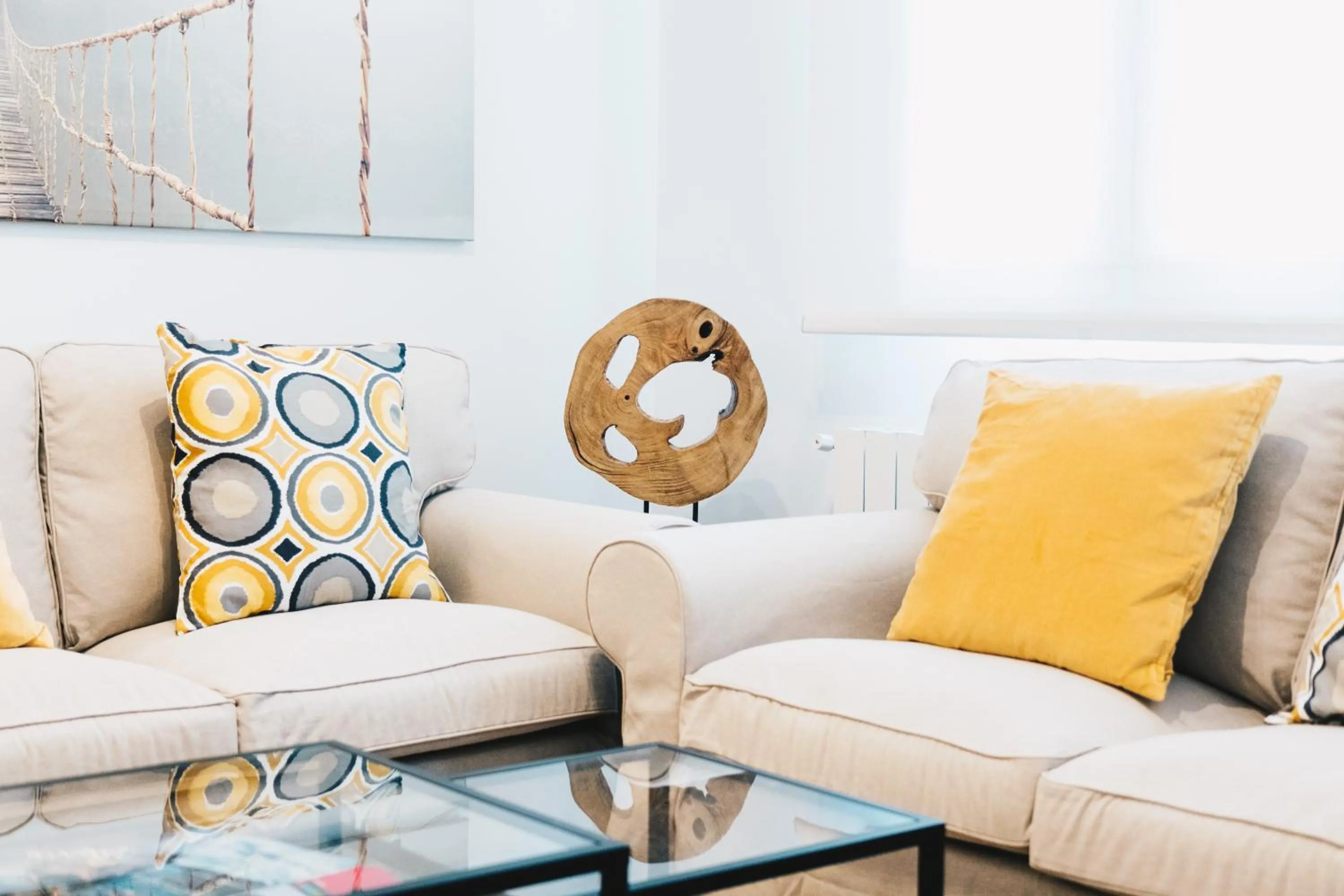 Living room in Bilbao Home Apartment by People Rentals
