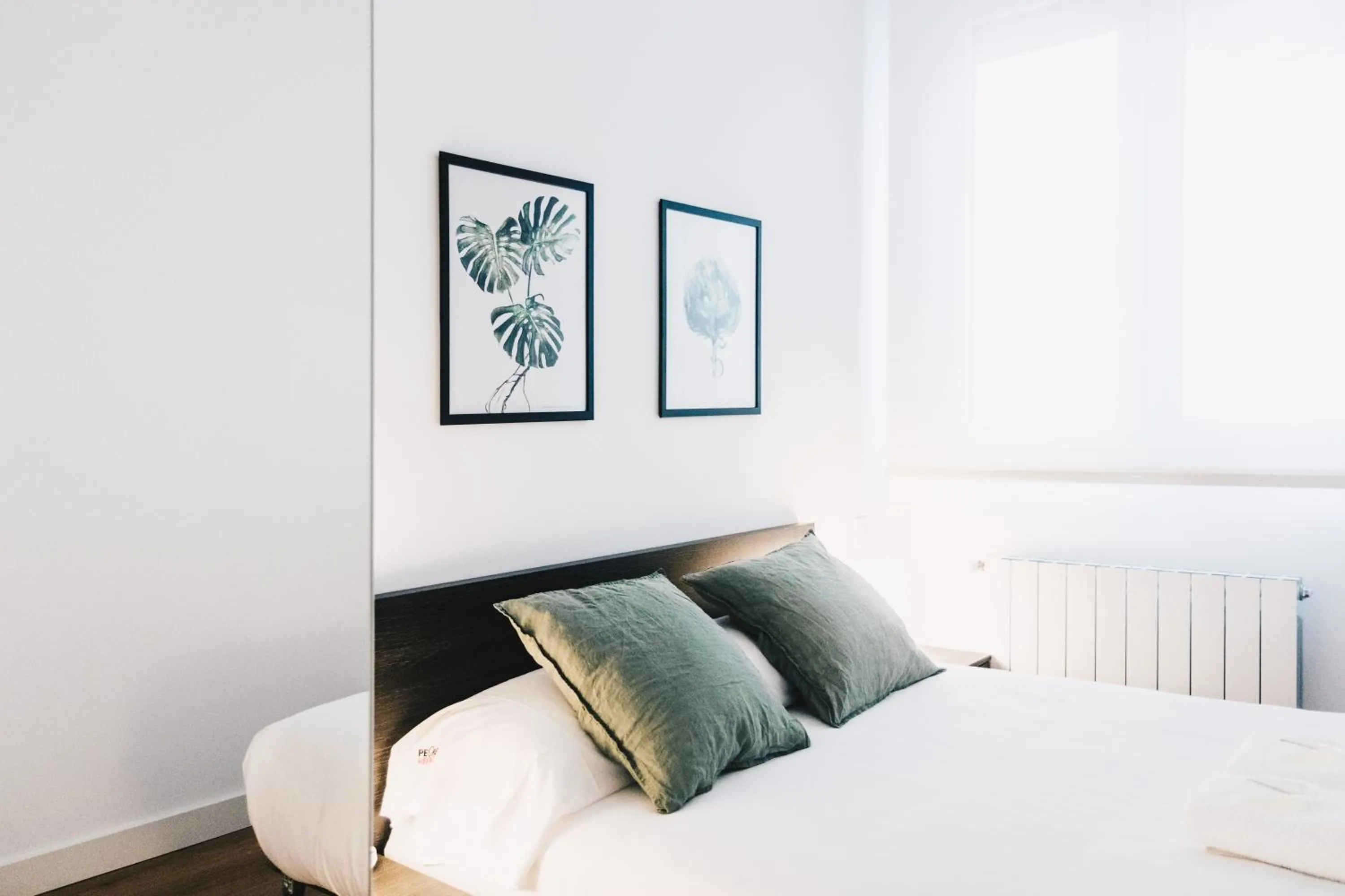 Bedroom, Bed in Bilbao Home Apartment by People Rentals