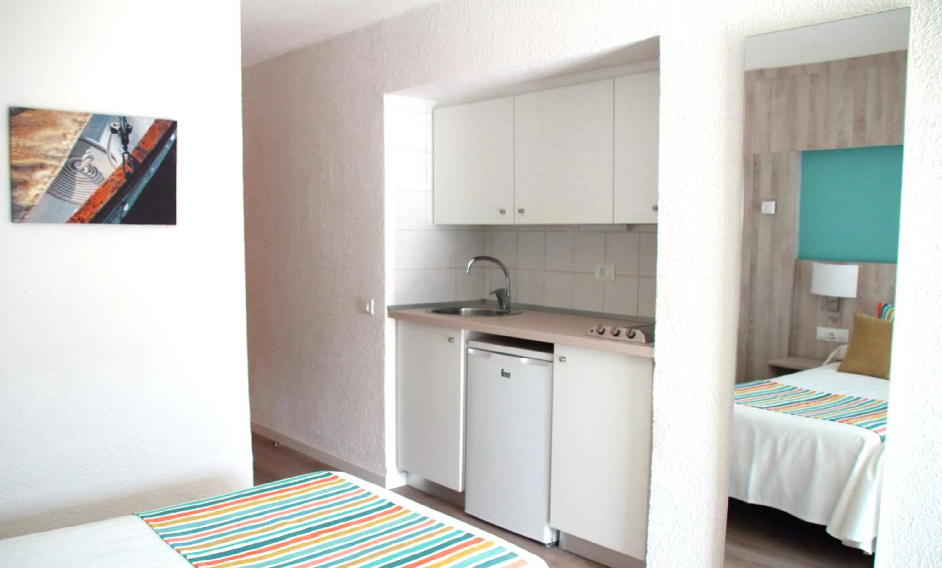 kitchen, Bed in HOVIMA Panorama