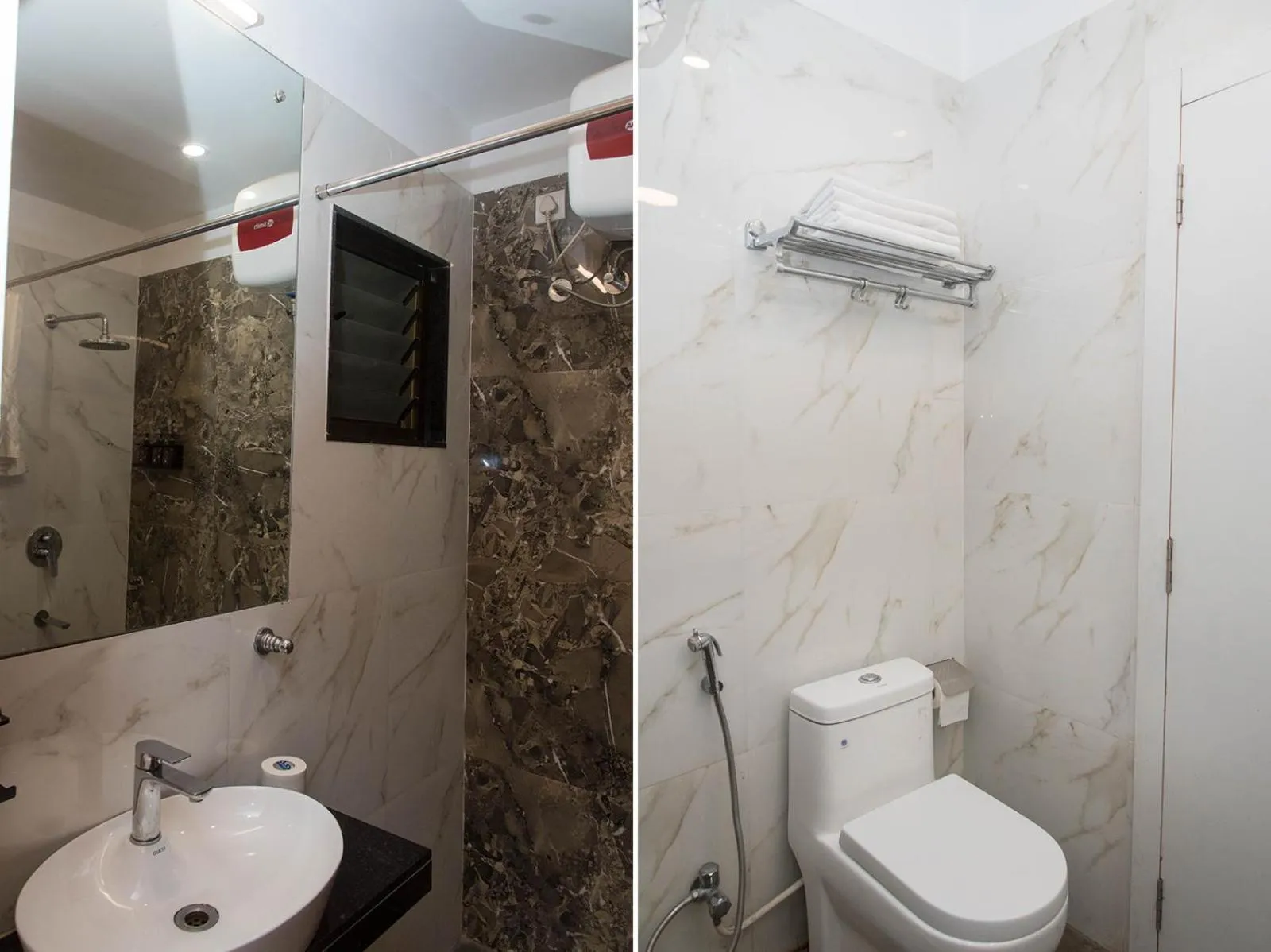 Toilet in Raghu Mahal Hotel