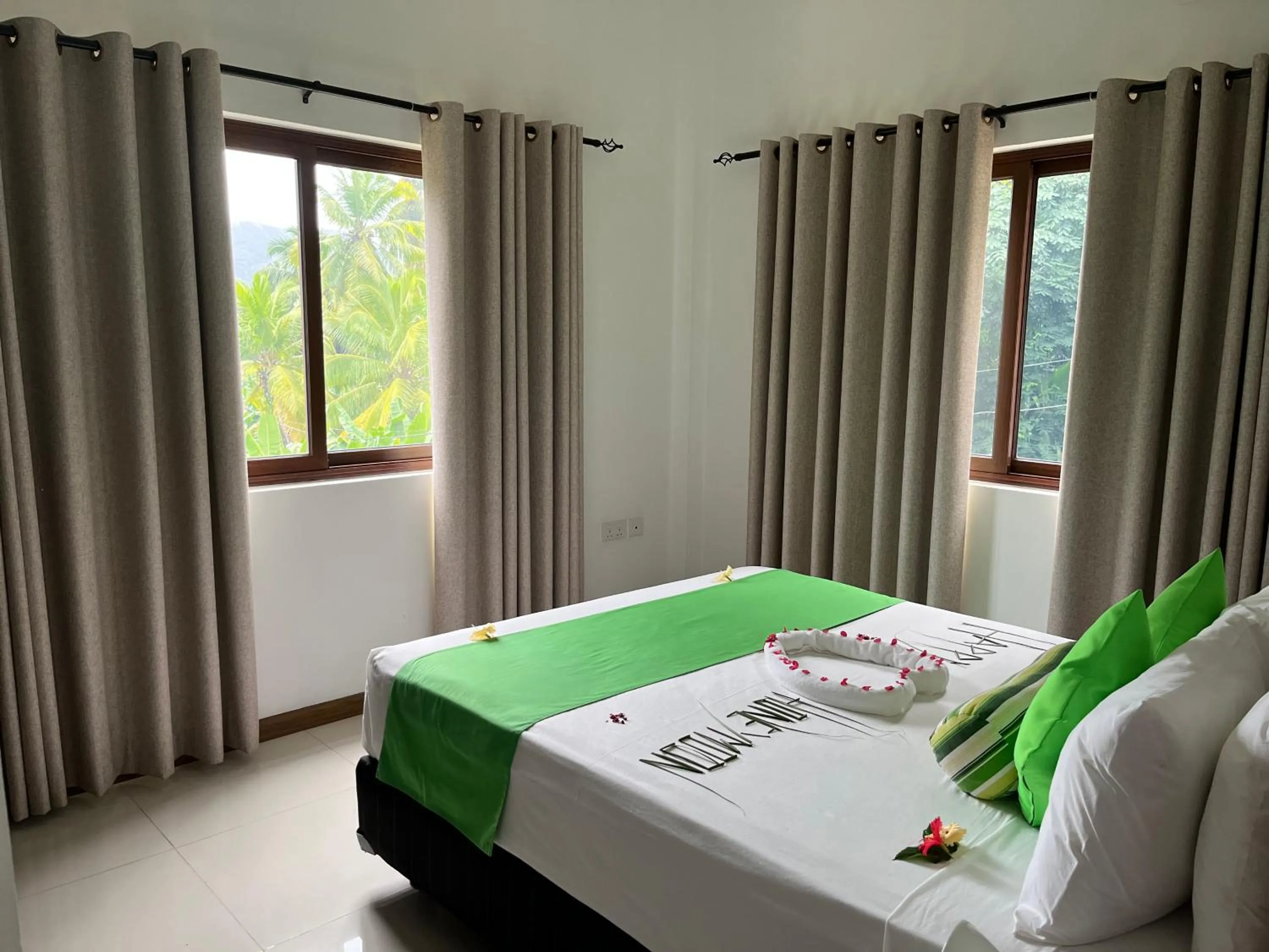 Bed in Kanasuk Self catering Apartments