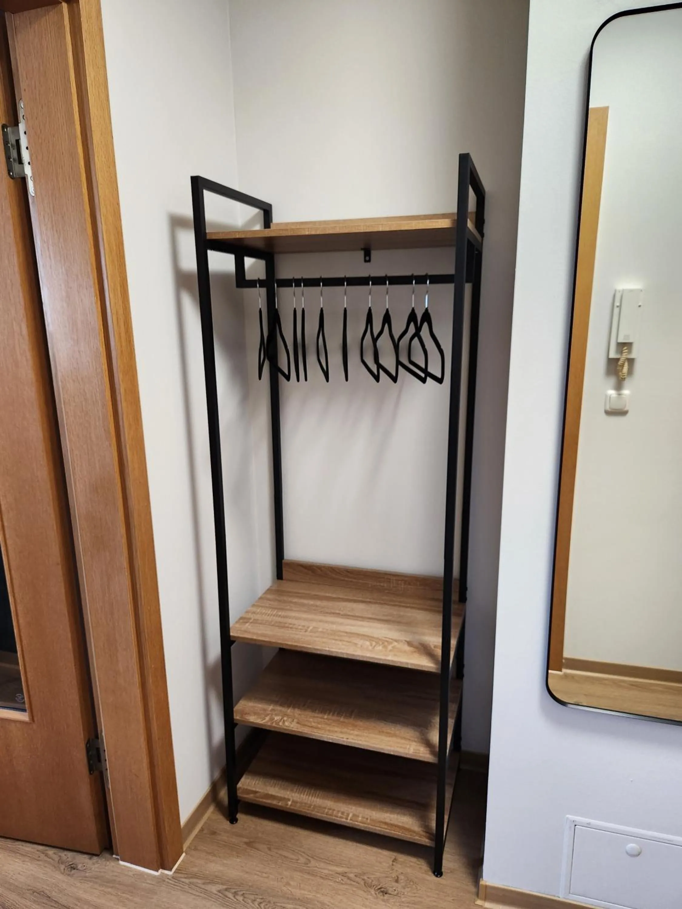 wardrobe, Bed in Gasthof zur Post