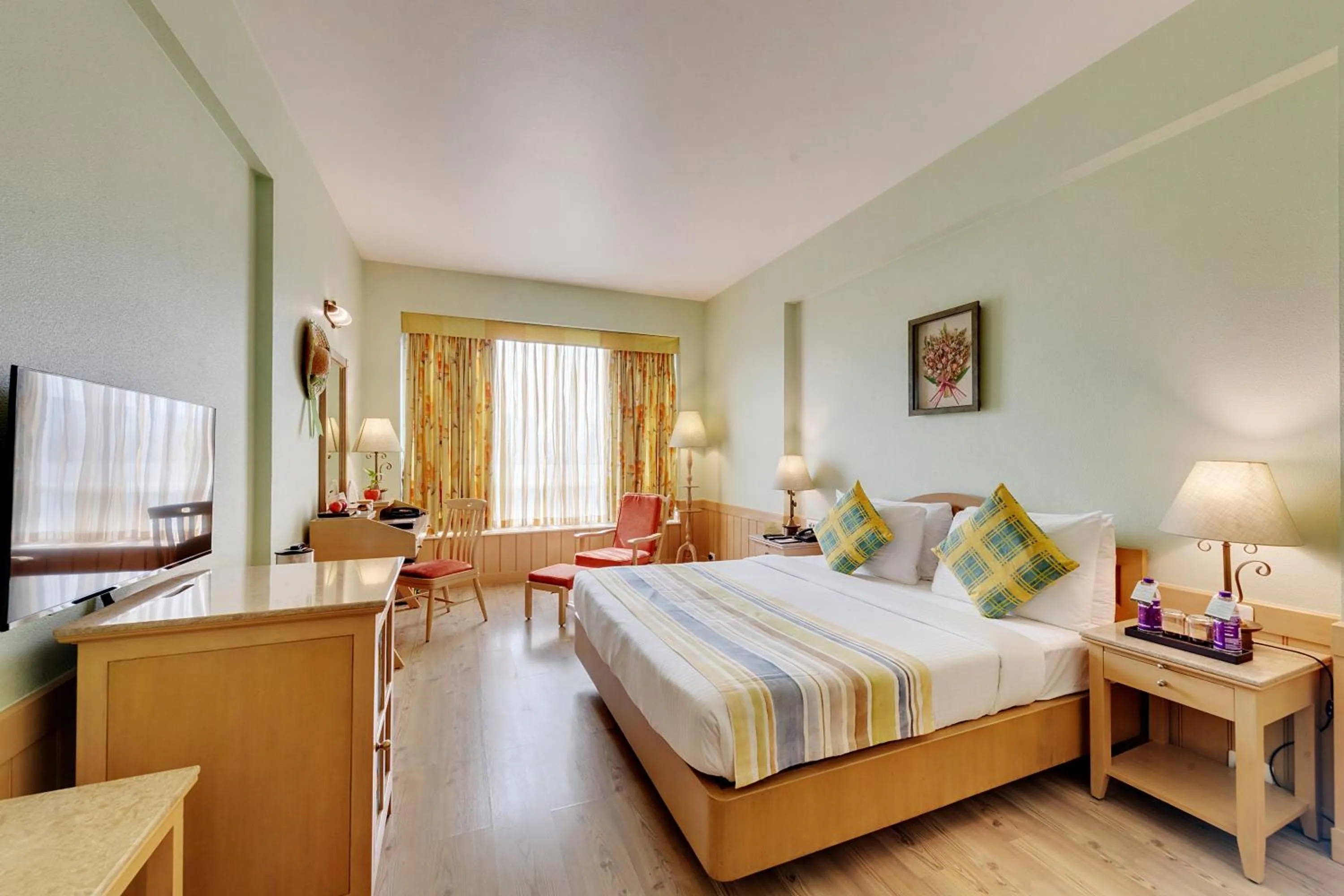 Bedroom, Bed in E Square The Fern, Pune