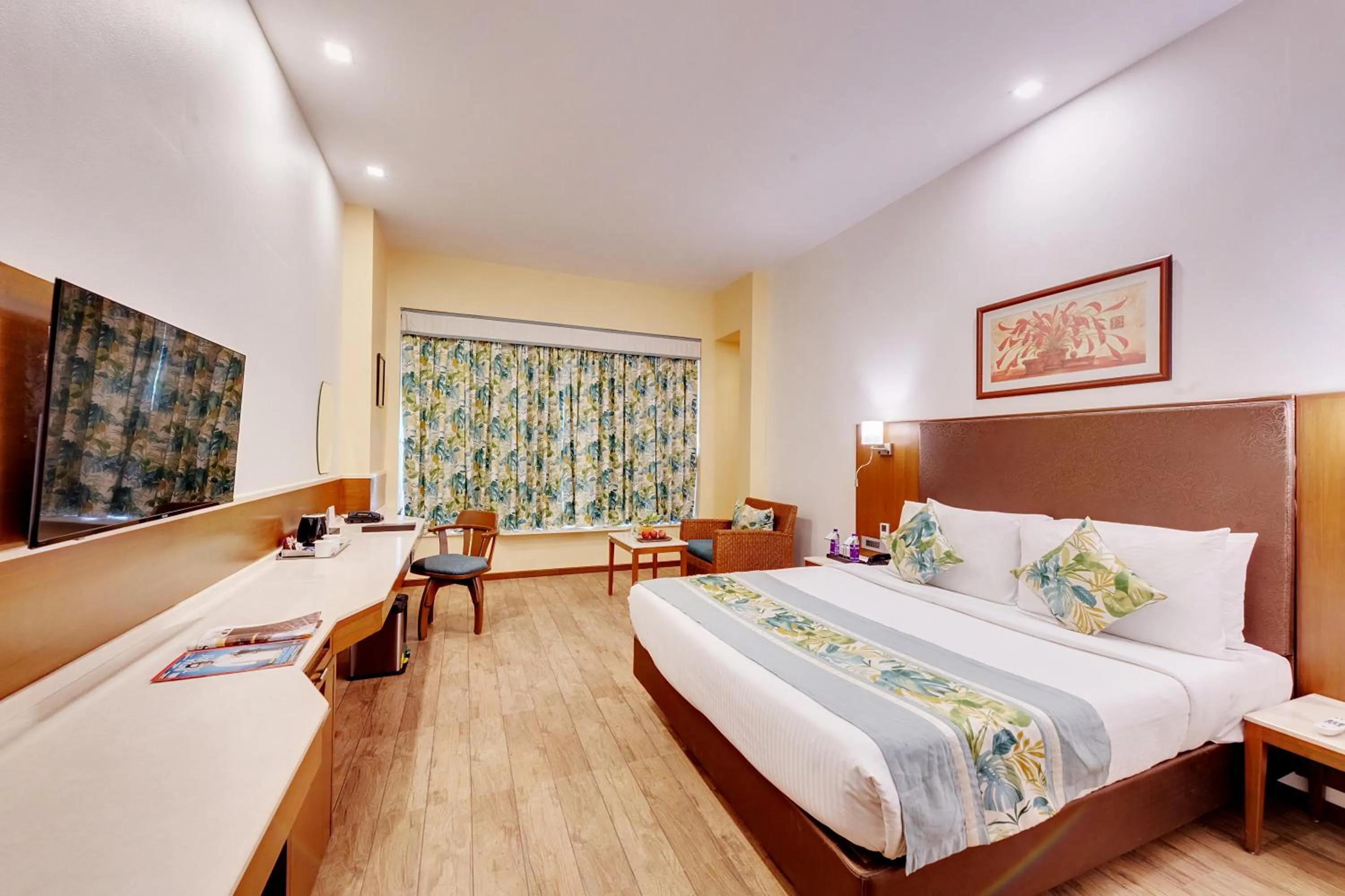 Bedroom, Bed in E Square The Fern, Pune