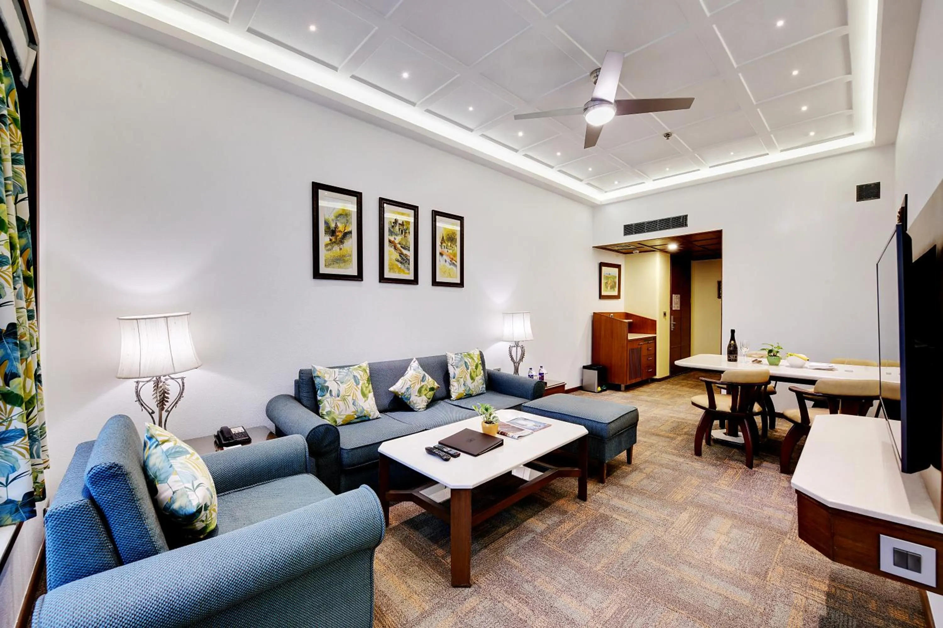 Seating area in E Square The Fern, Pune