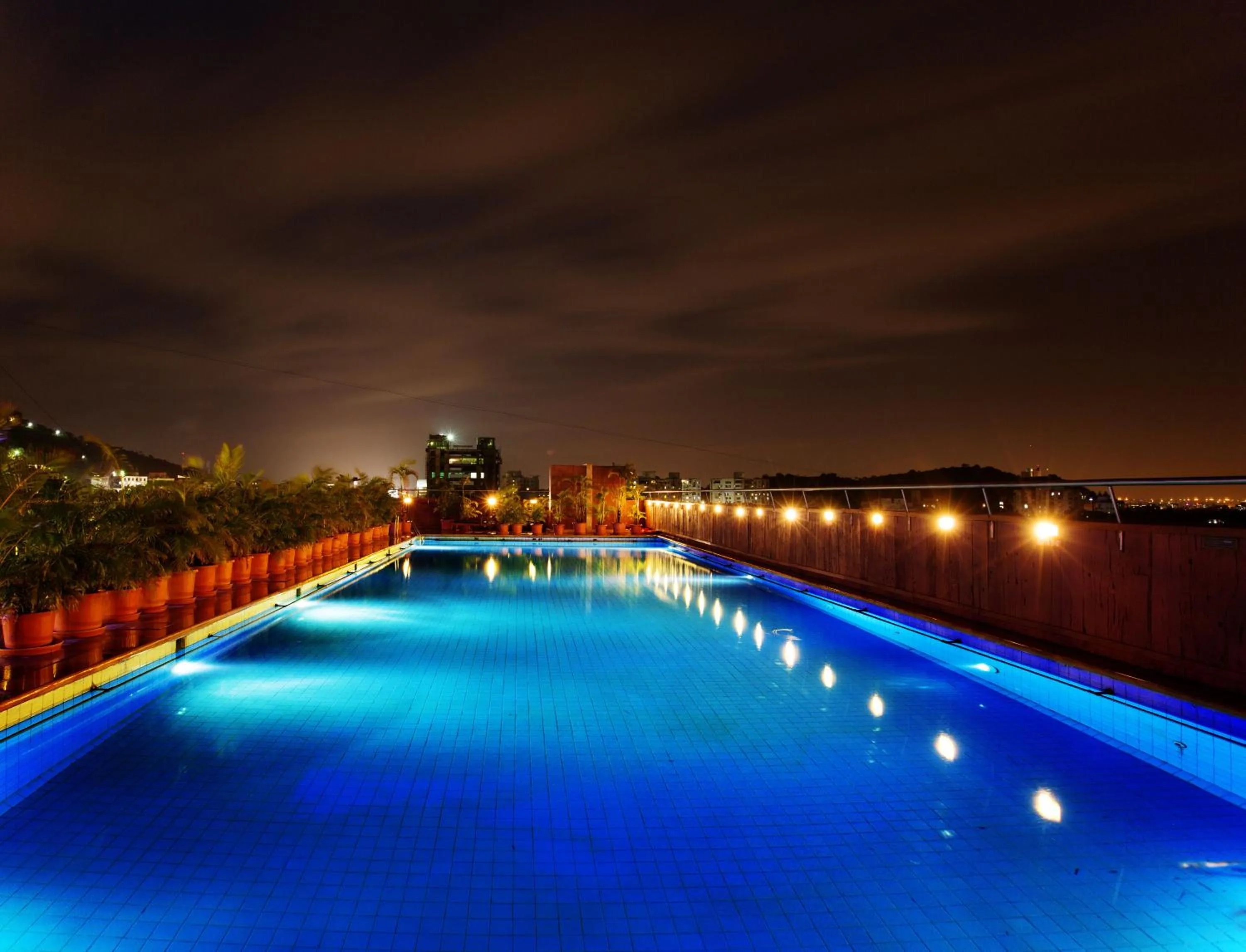 Swimming pool in E Square The Fern, Pune