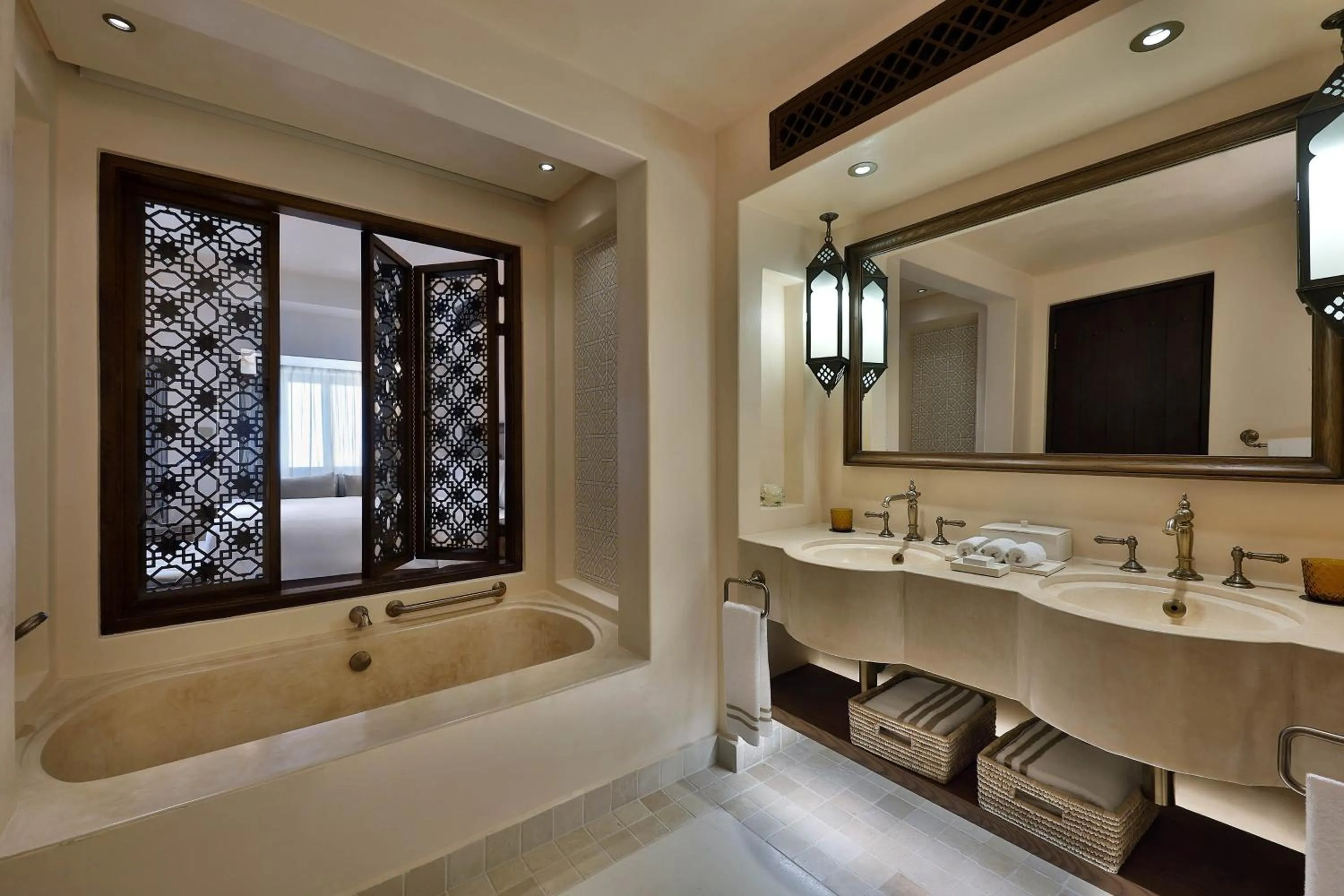 Bathroom in Al Wathba, a Luxury Collection Desert Resort & Spa, Abu Dhabi