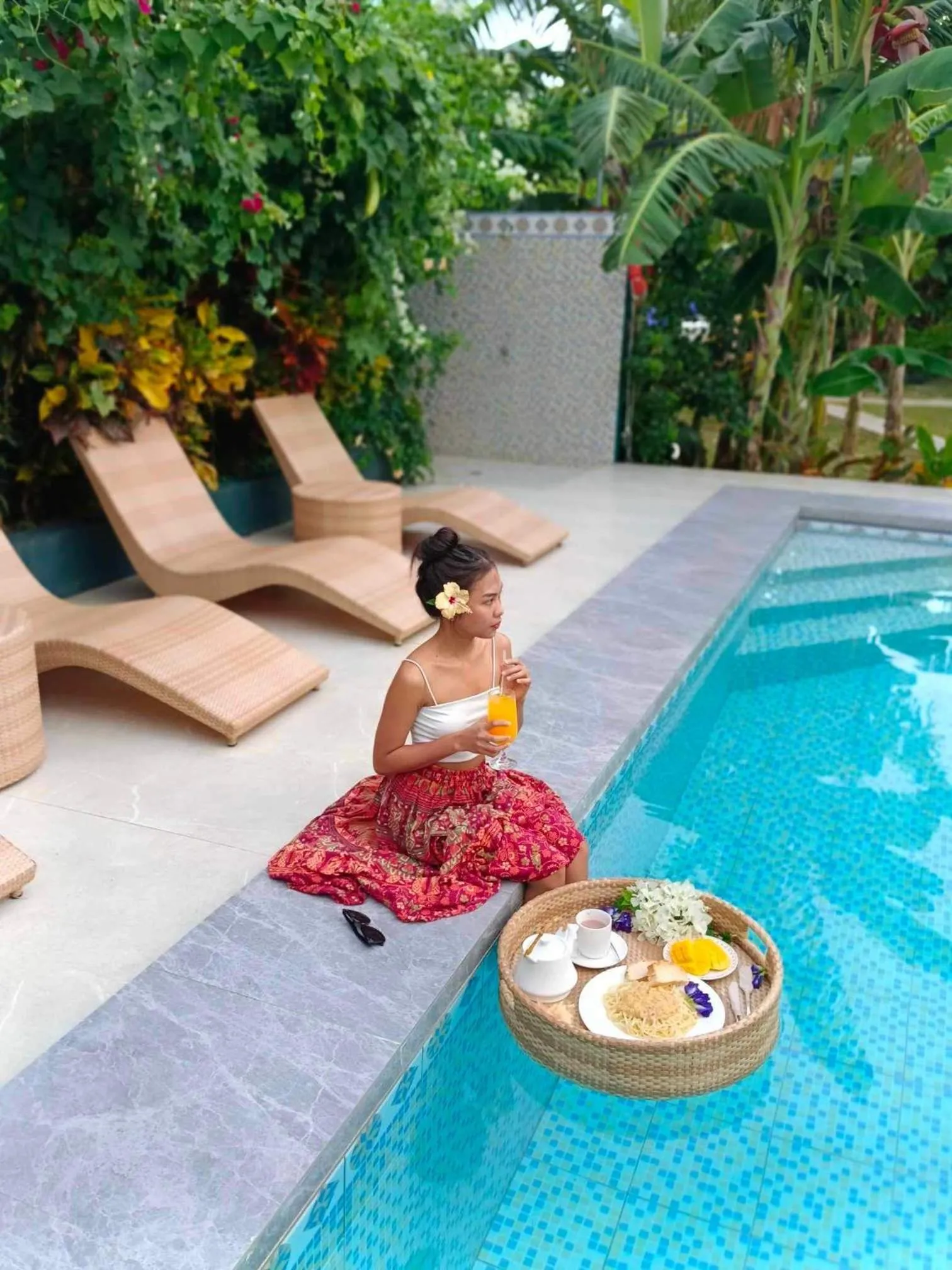 Swimming pool in Vailtin Home Point