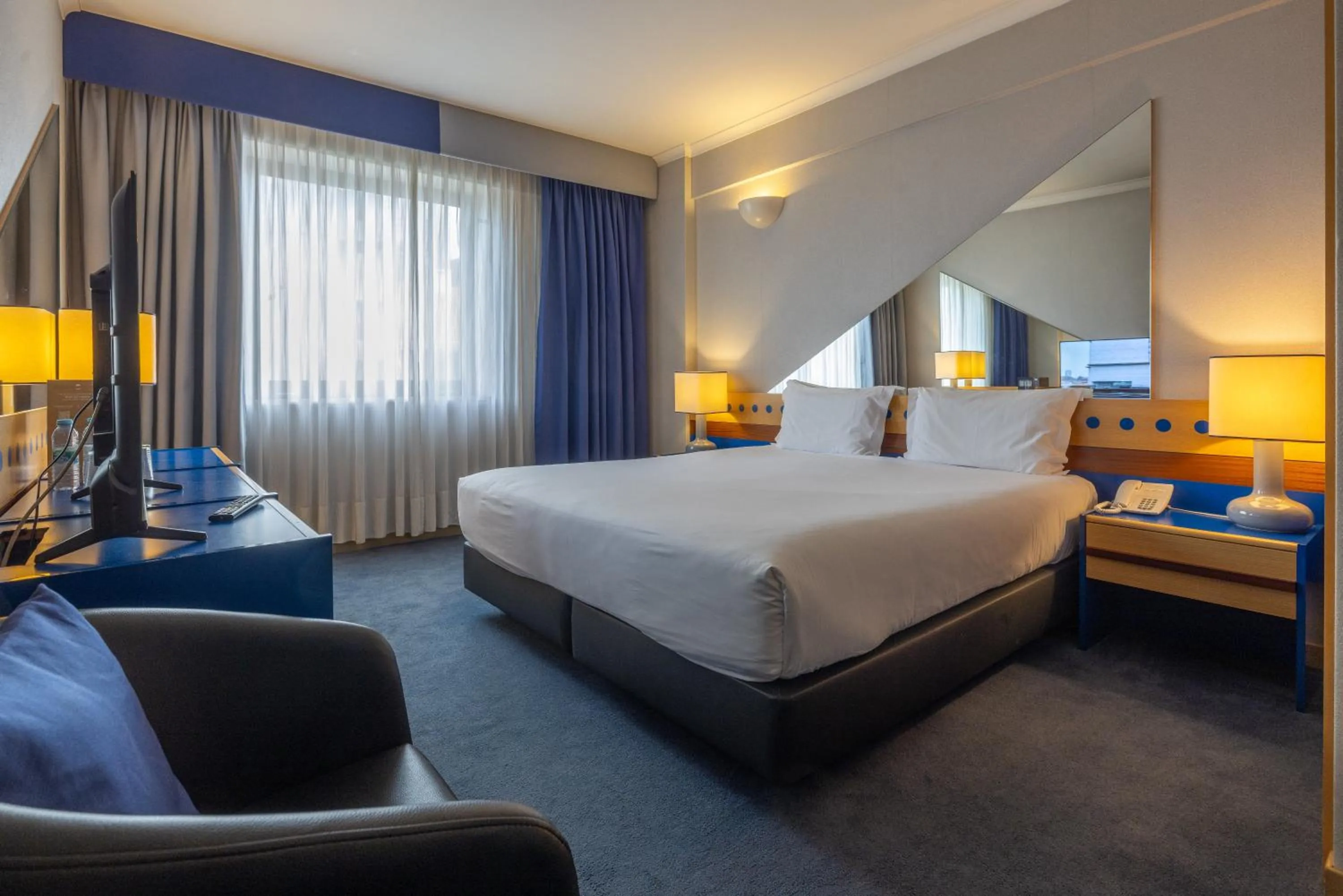 Bed in Hotel 3K Barcelona