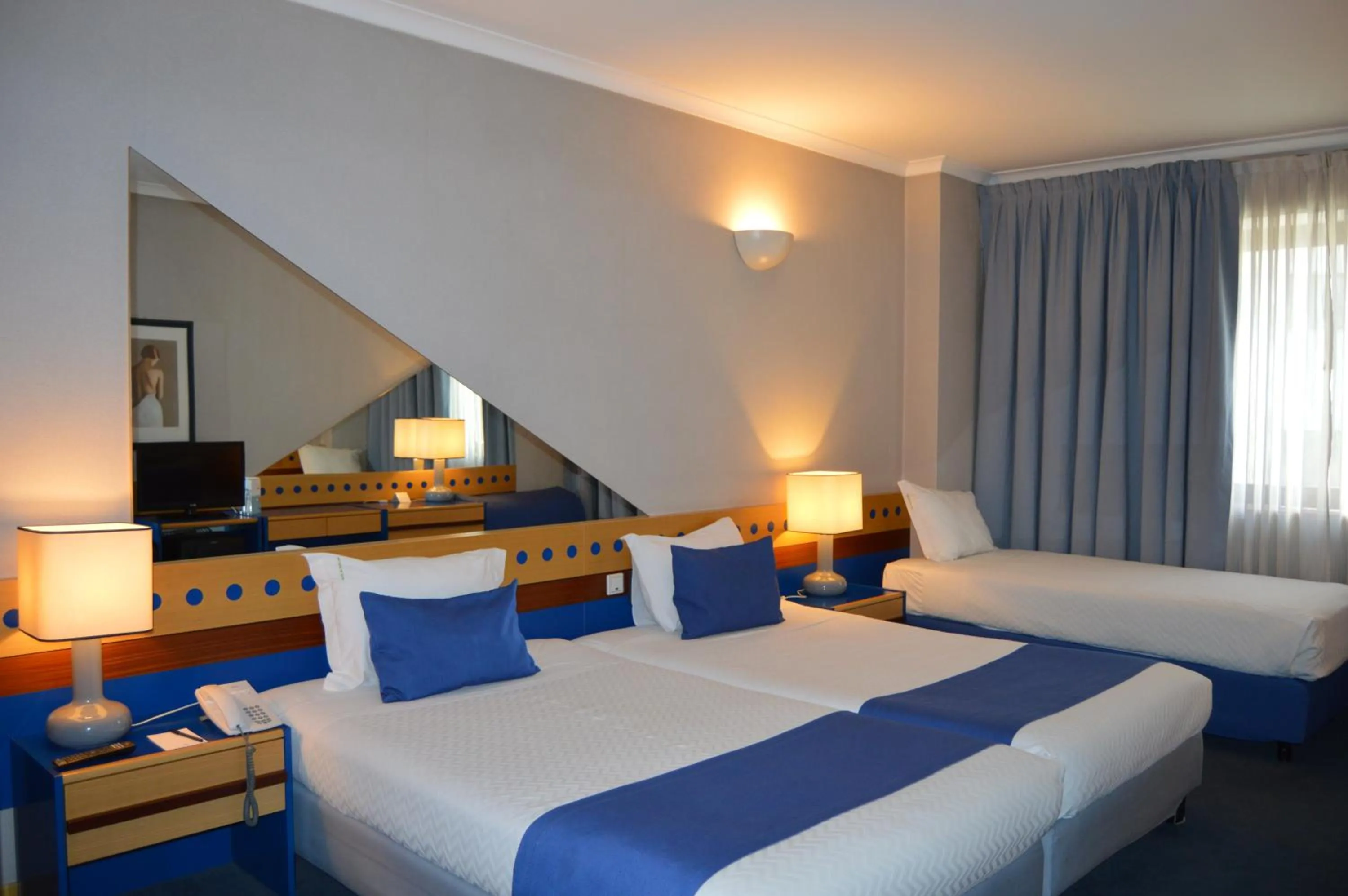 Bed in Hotel 3K Barcelona