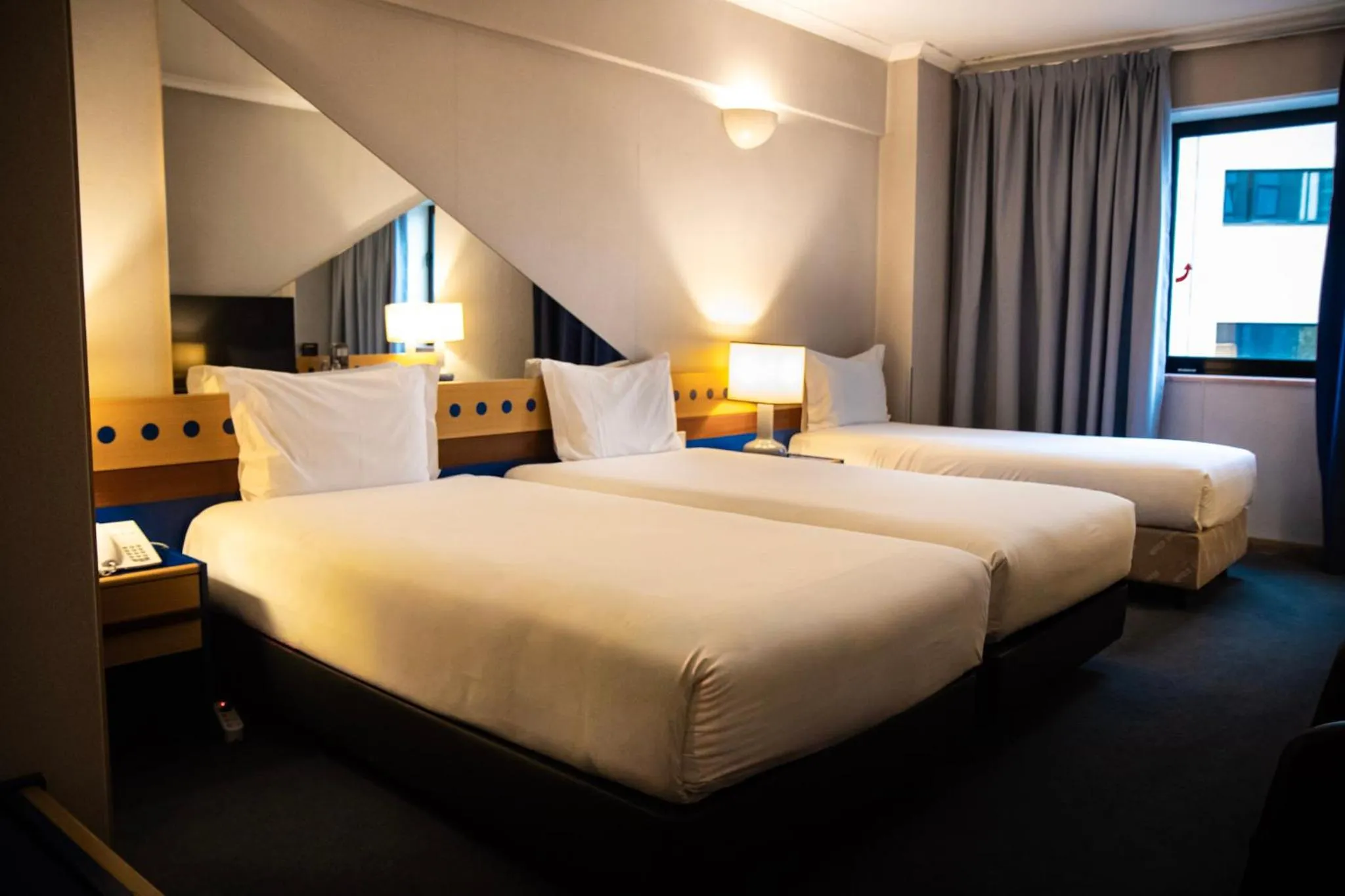 Bed in Hotel 3K Barcelona