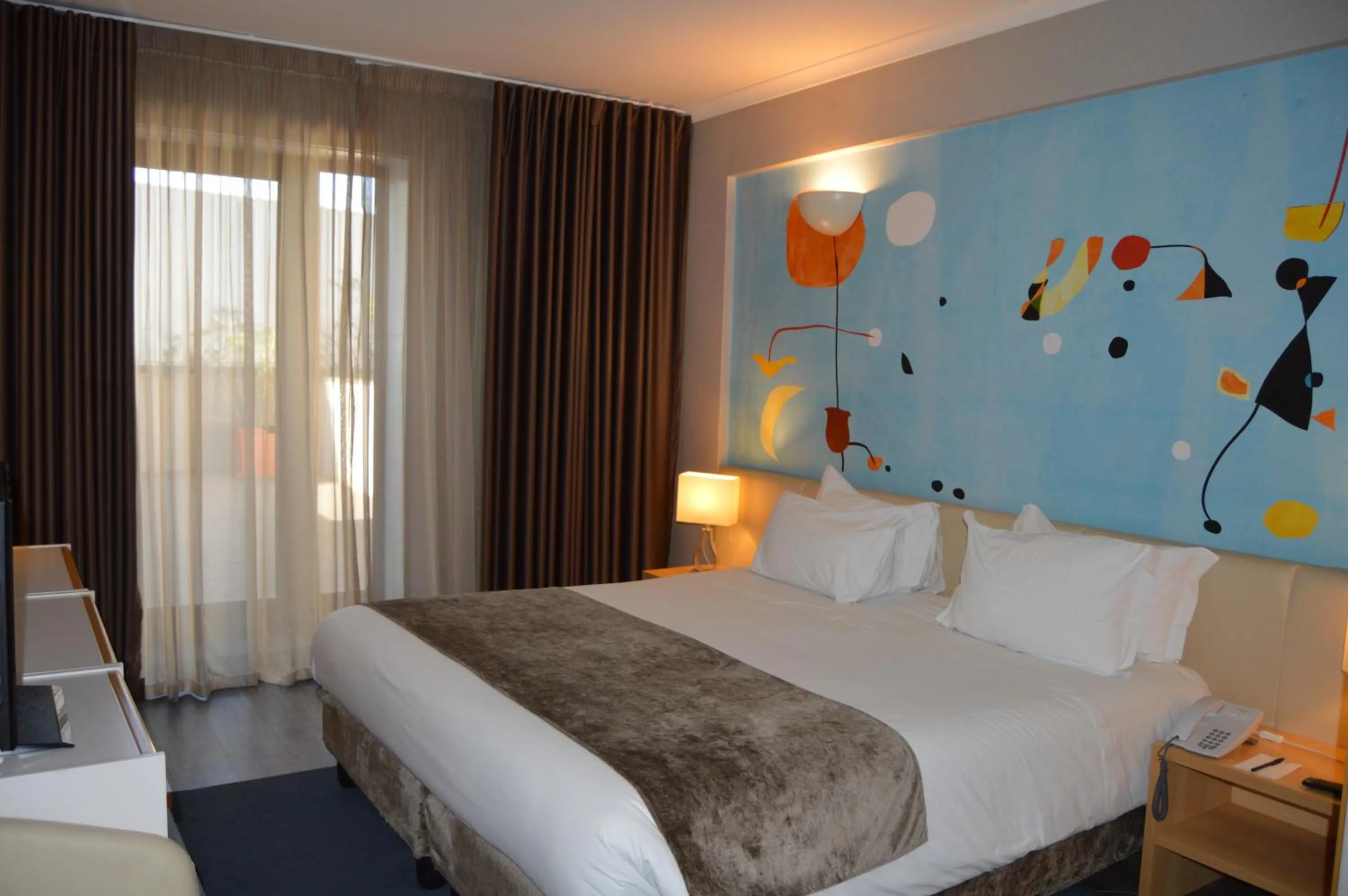 Bed in Hotel 3K Barcelona