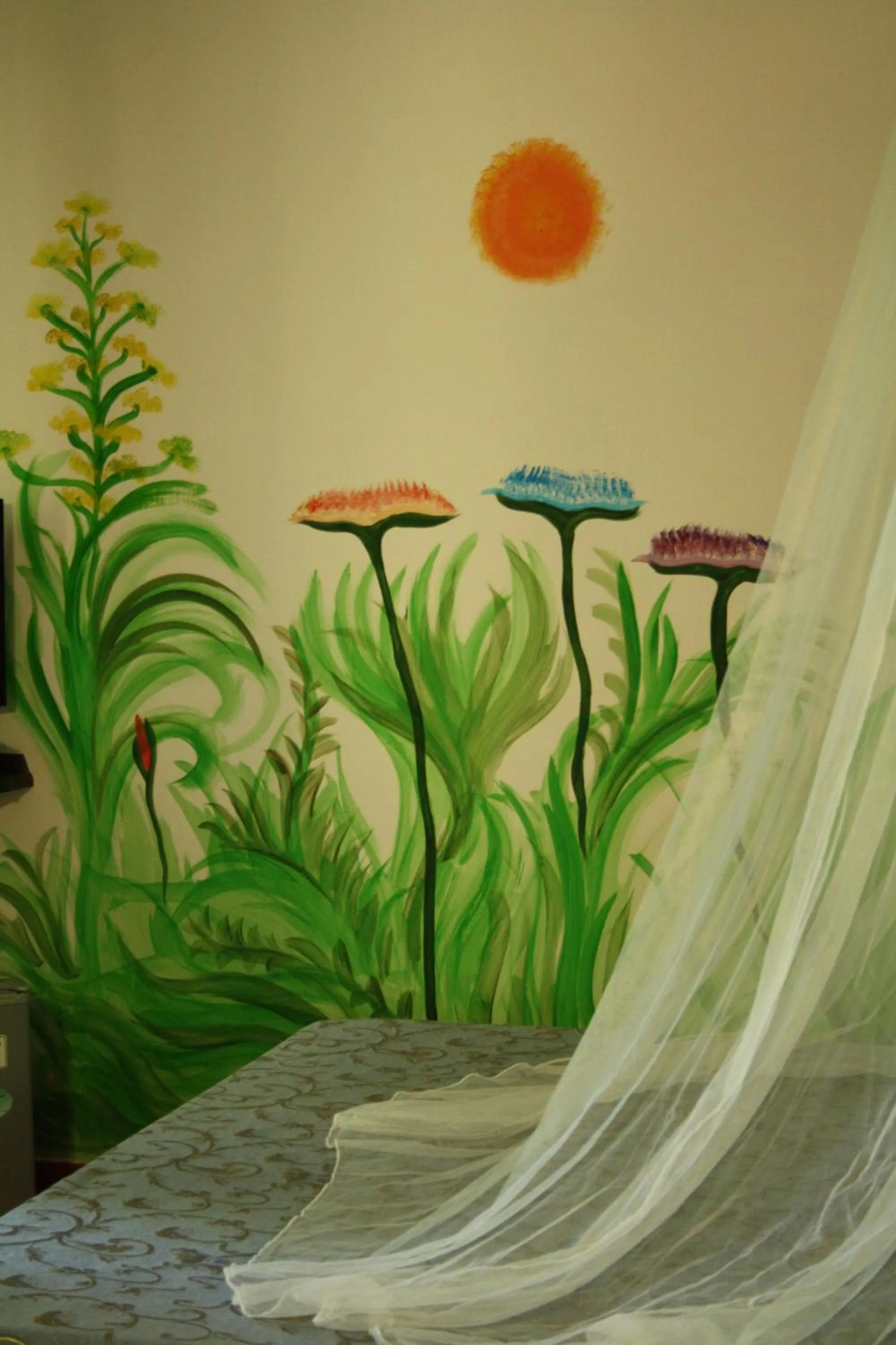 Decorative detail in Villa Clementine