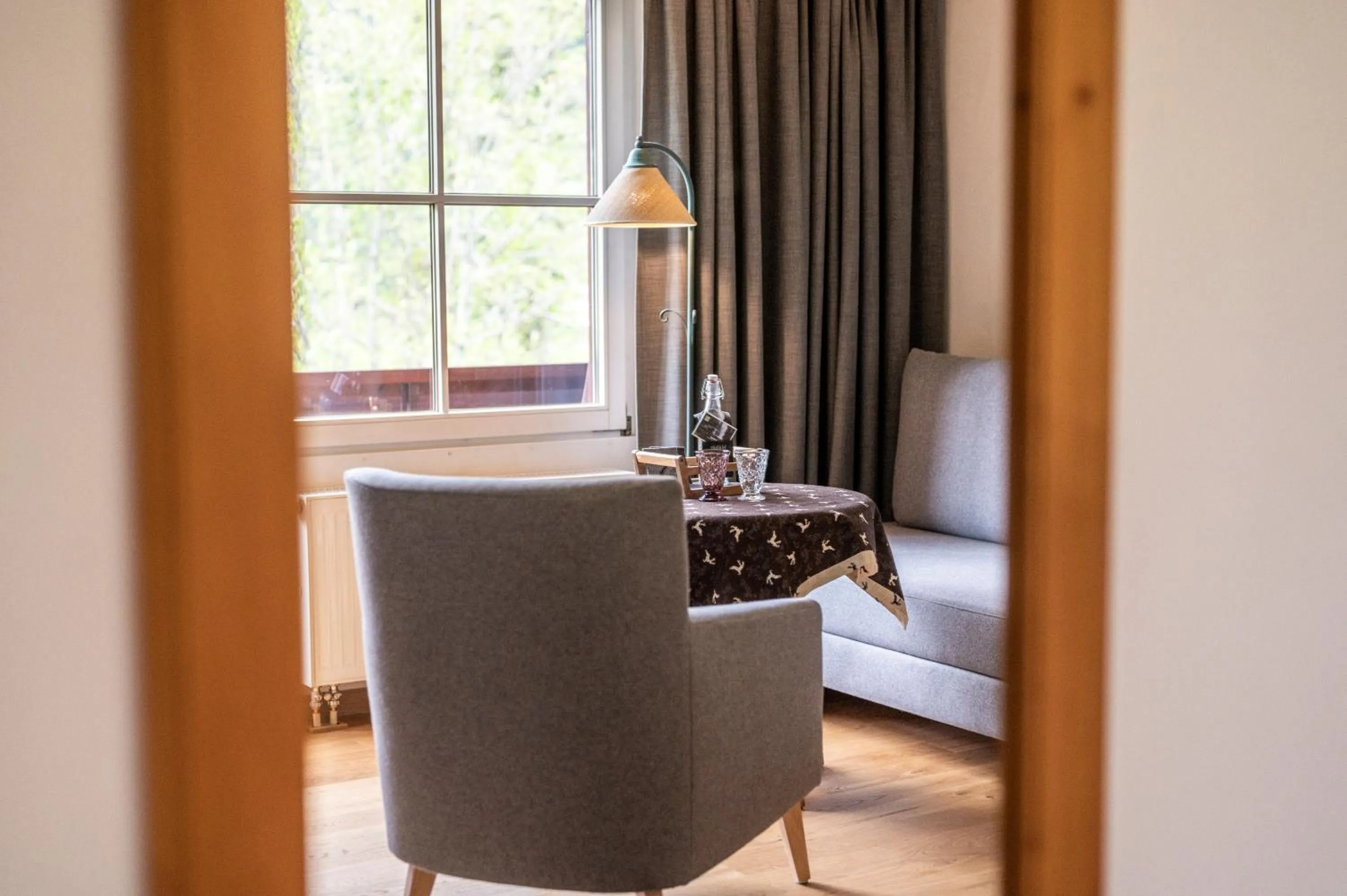 Seating area in Naturhotel Lärchenhof