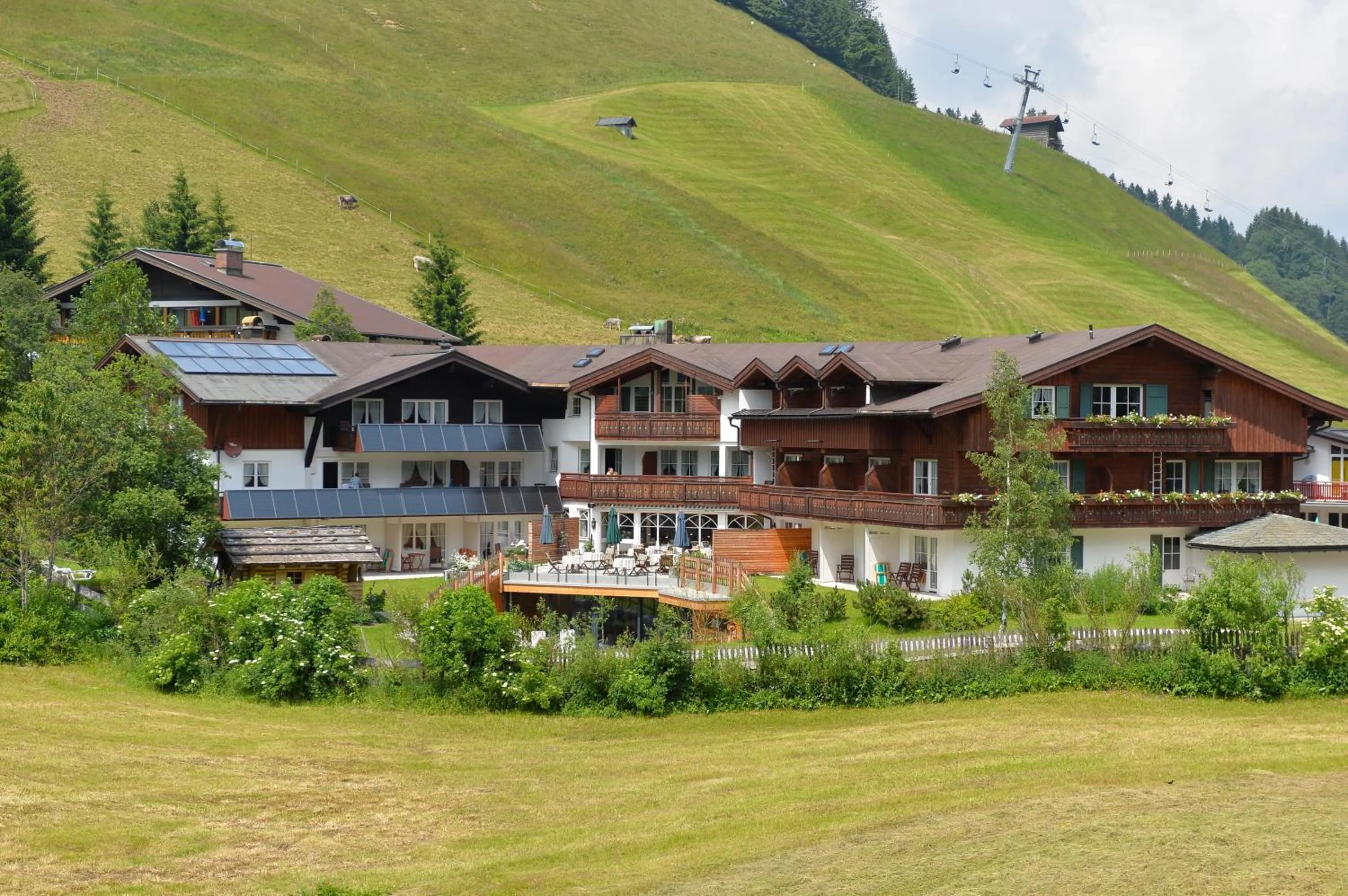 Facade/entrance in Naturhotel Lärchenhof
