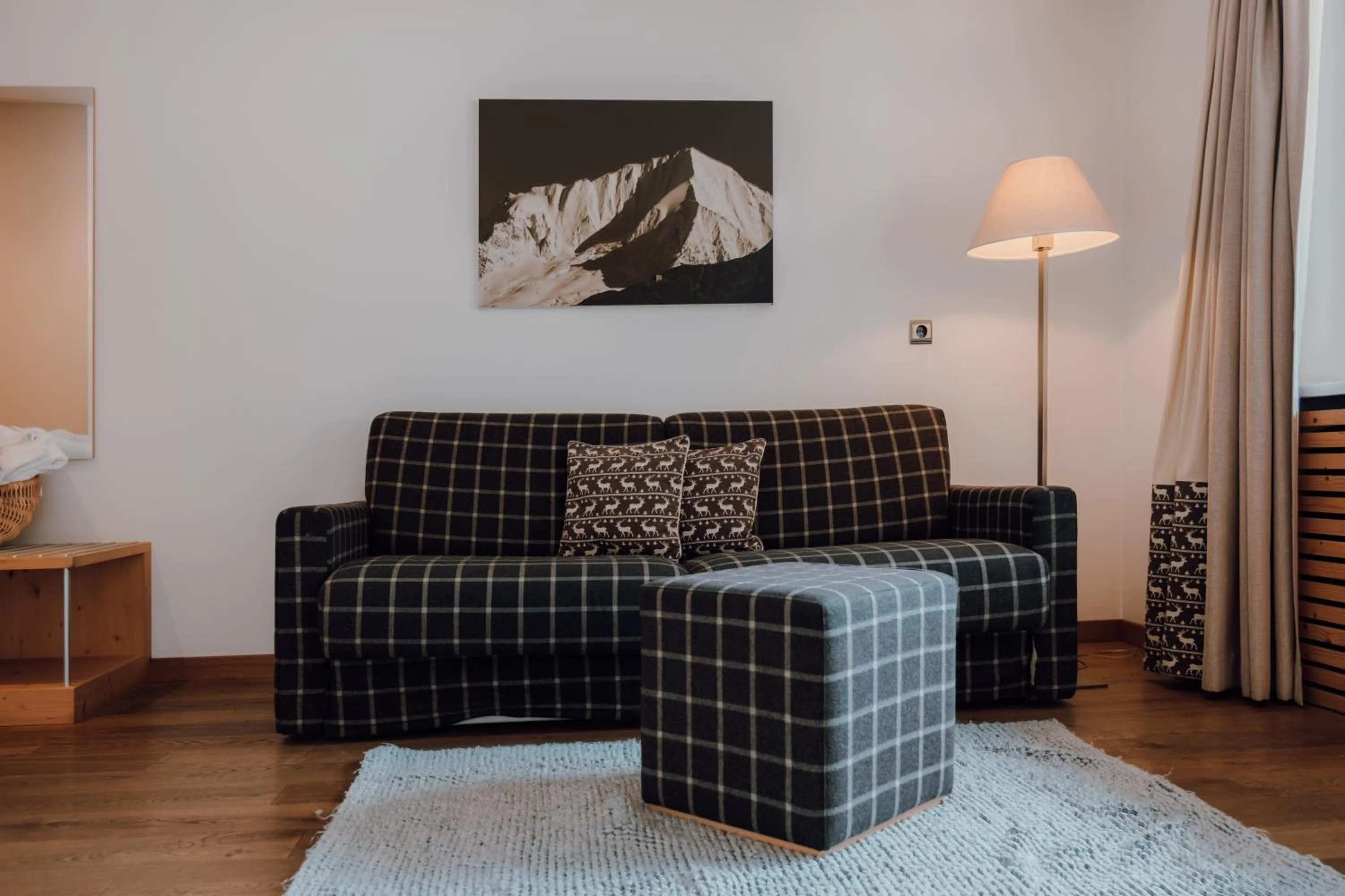 Living room in Residence Hotel Alpinum