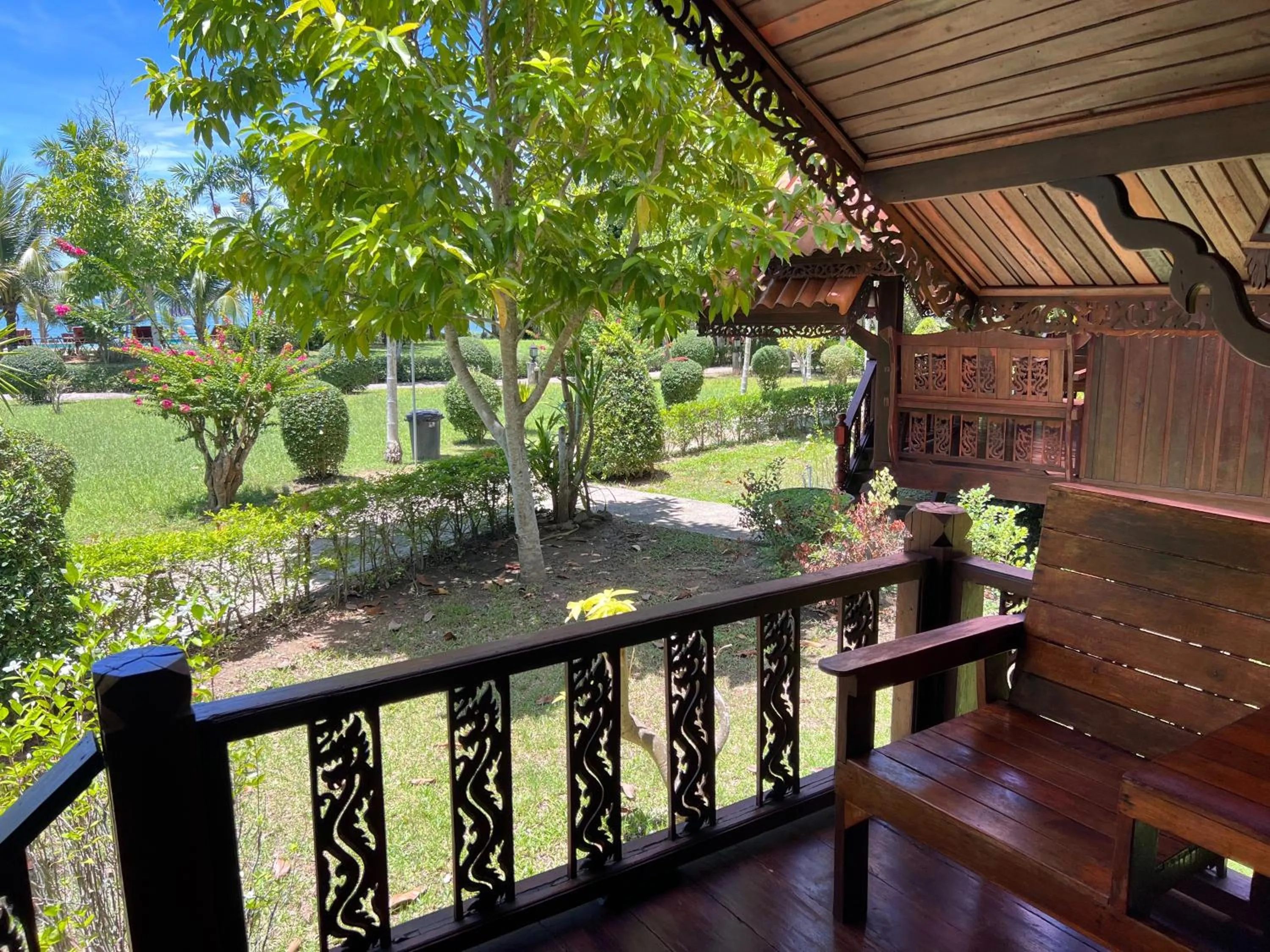 Patio in Diamond Beach Resort