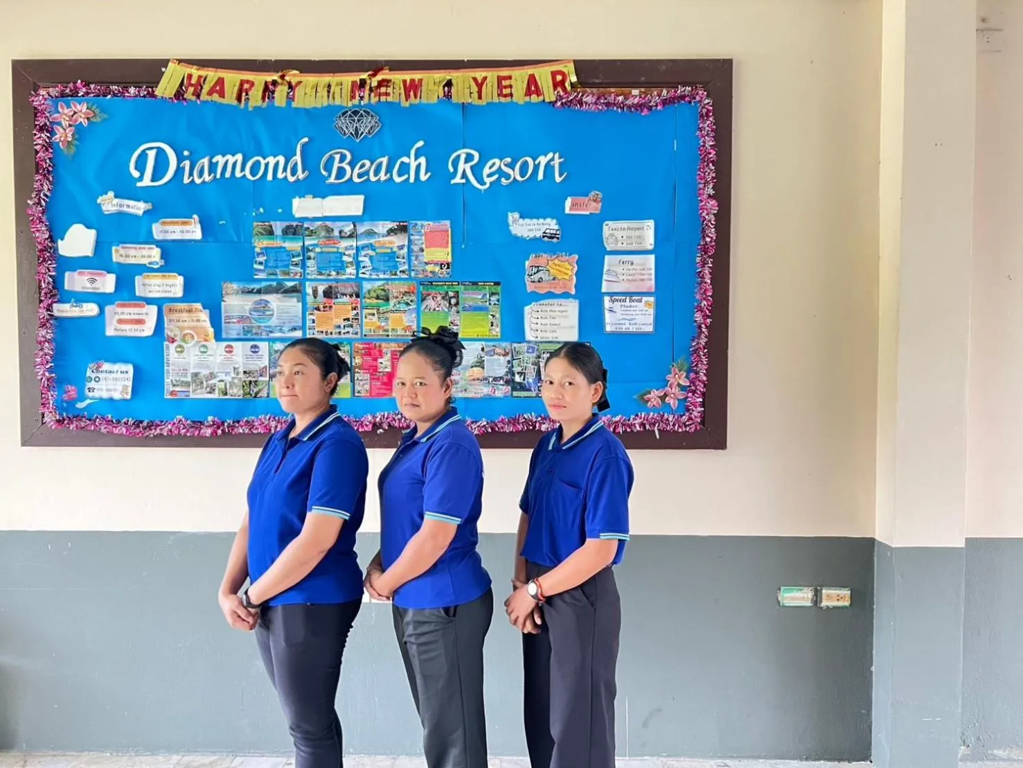 Staff in Diamond Beach Resort