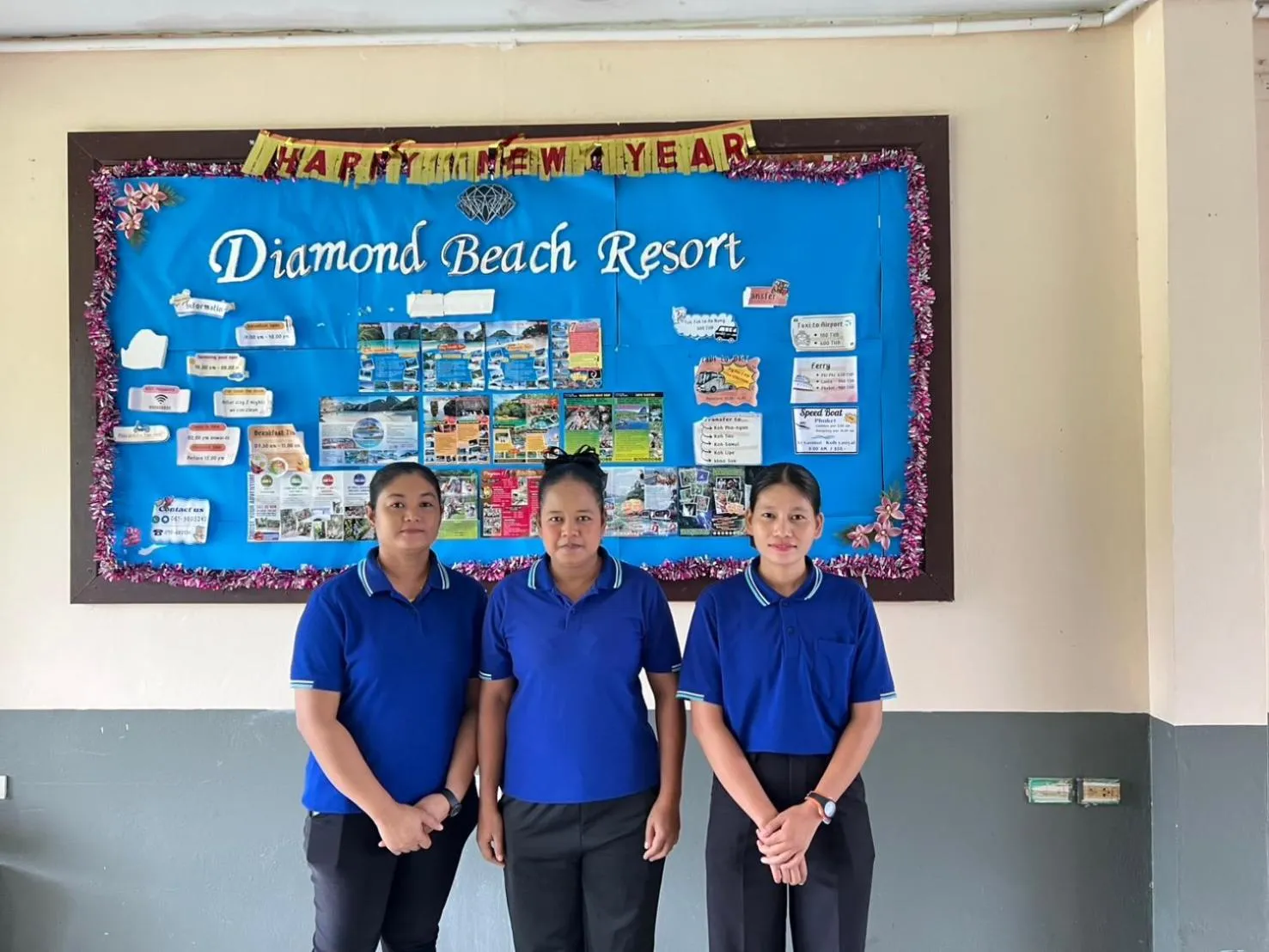 Staff in Diamond Beach Resort