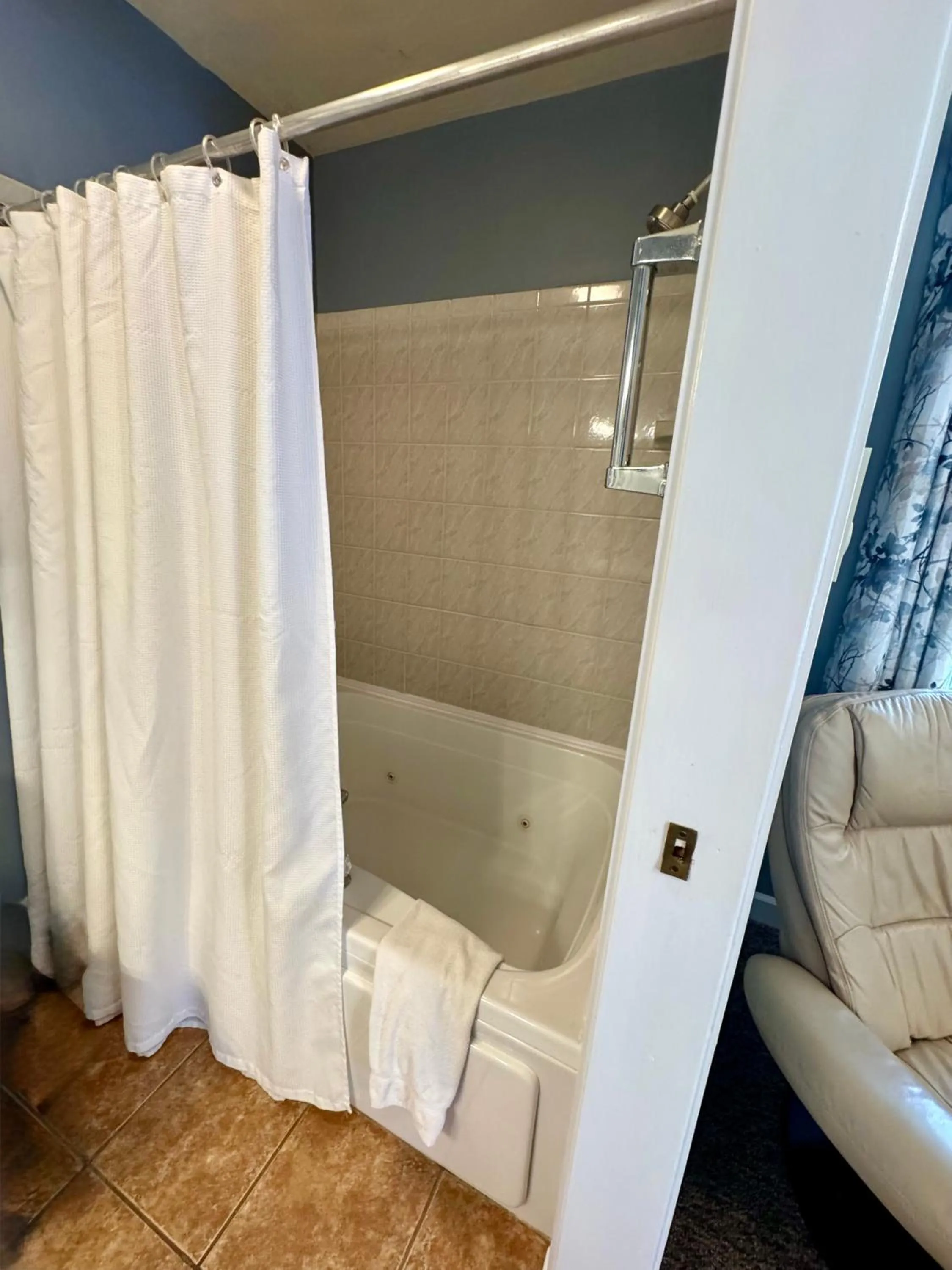 Shower in Cedar Court Inn