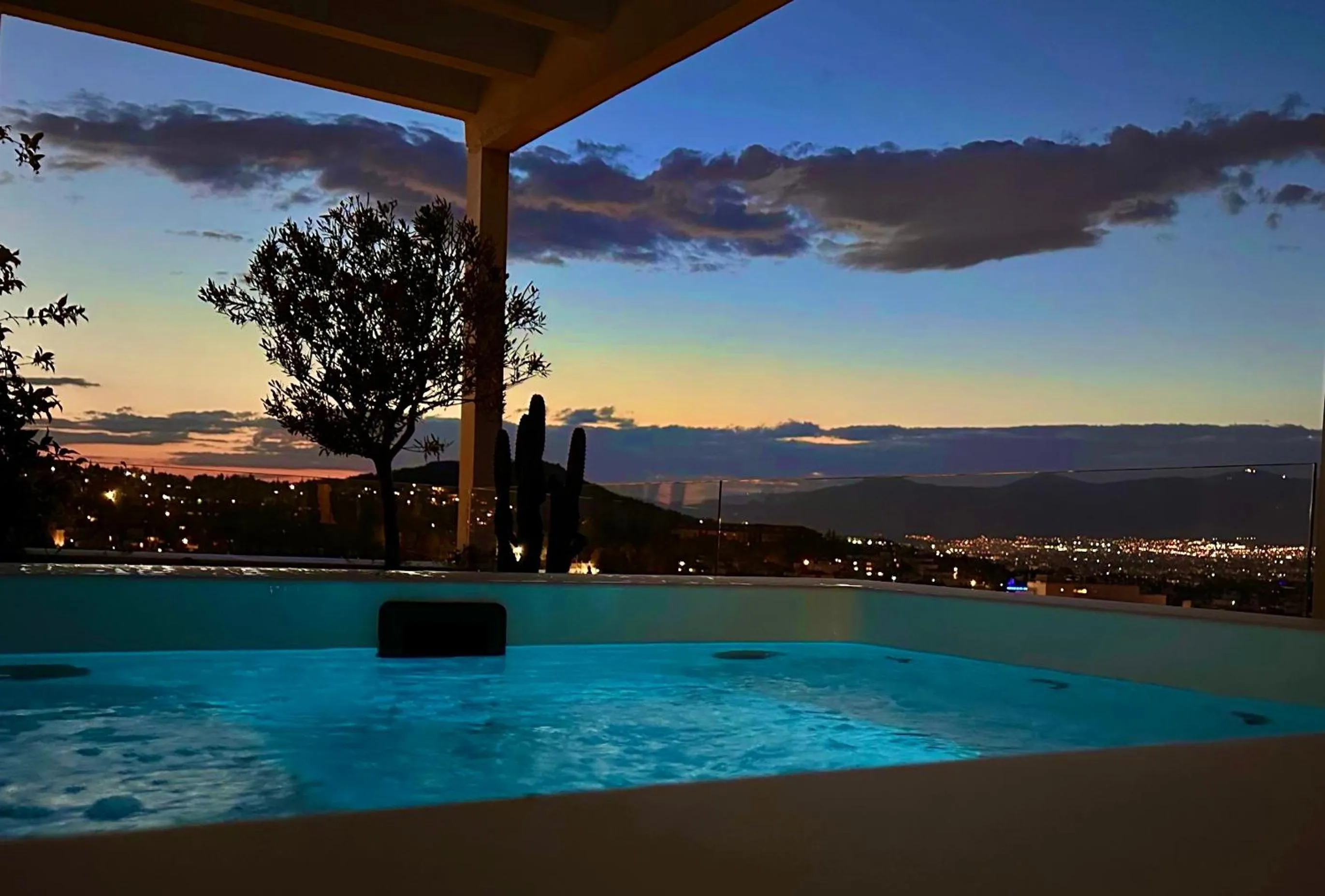 Night in One 360 Skyline Athens Penthouses