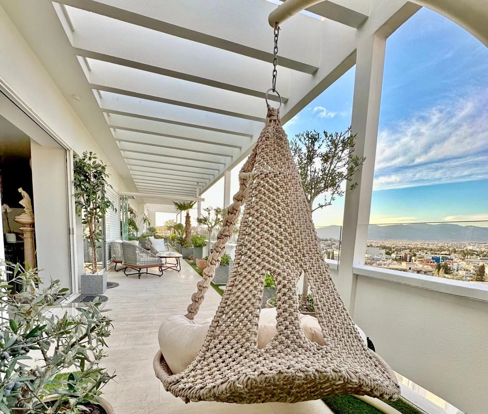 Natural landscape in One 360 Skyline Athens Penthouses