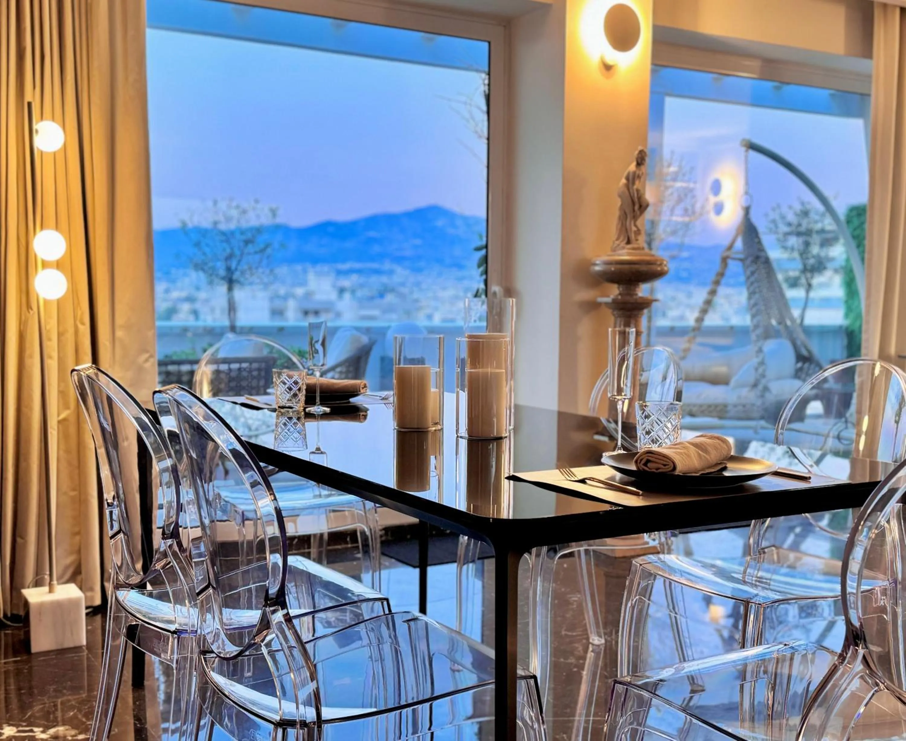 Natural landscape in One 360 Skyline Athens Penthouses