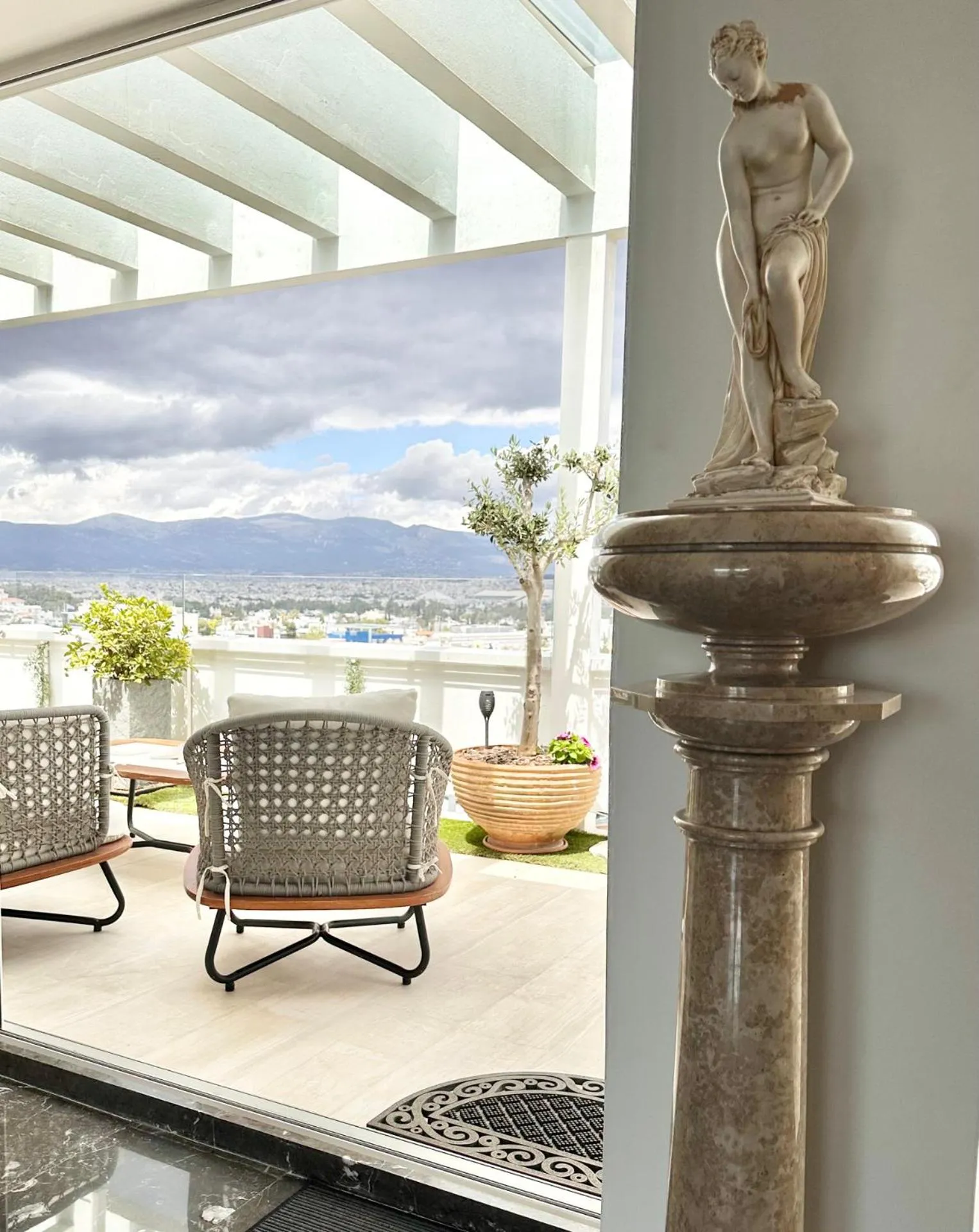 Natural landscape in One 360 Skyline Athens Penthouses