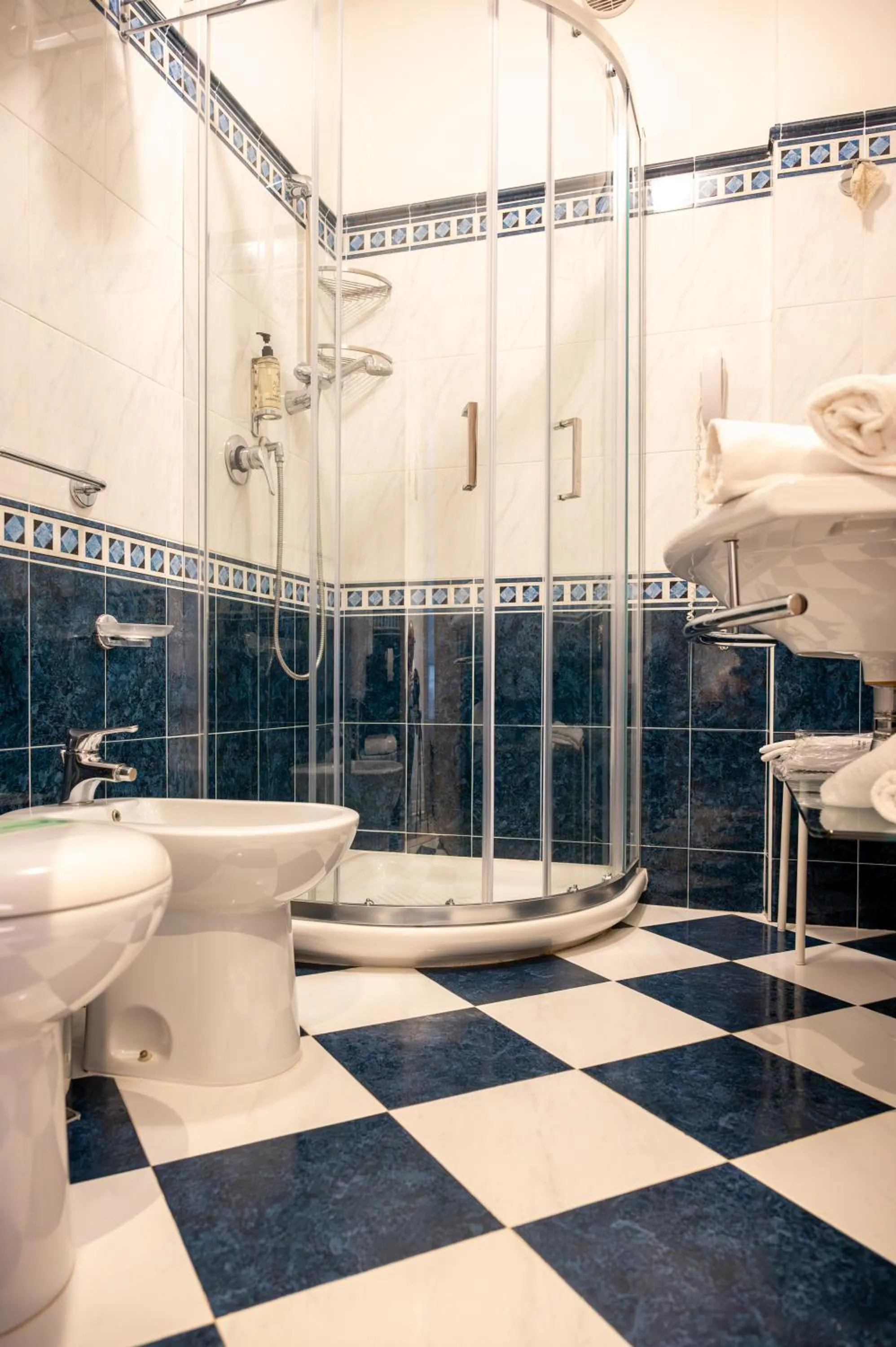 Shower in Hotel Savoy