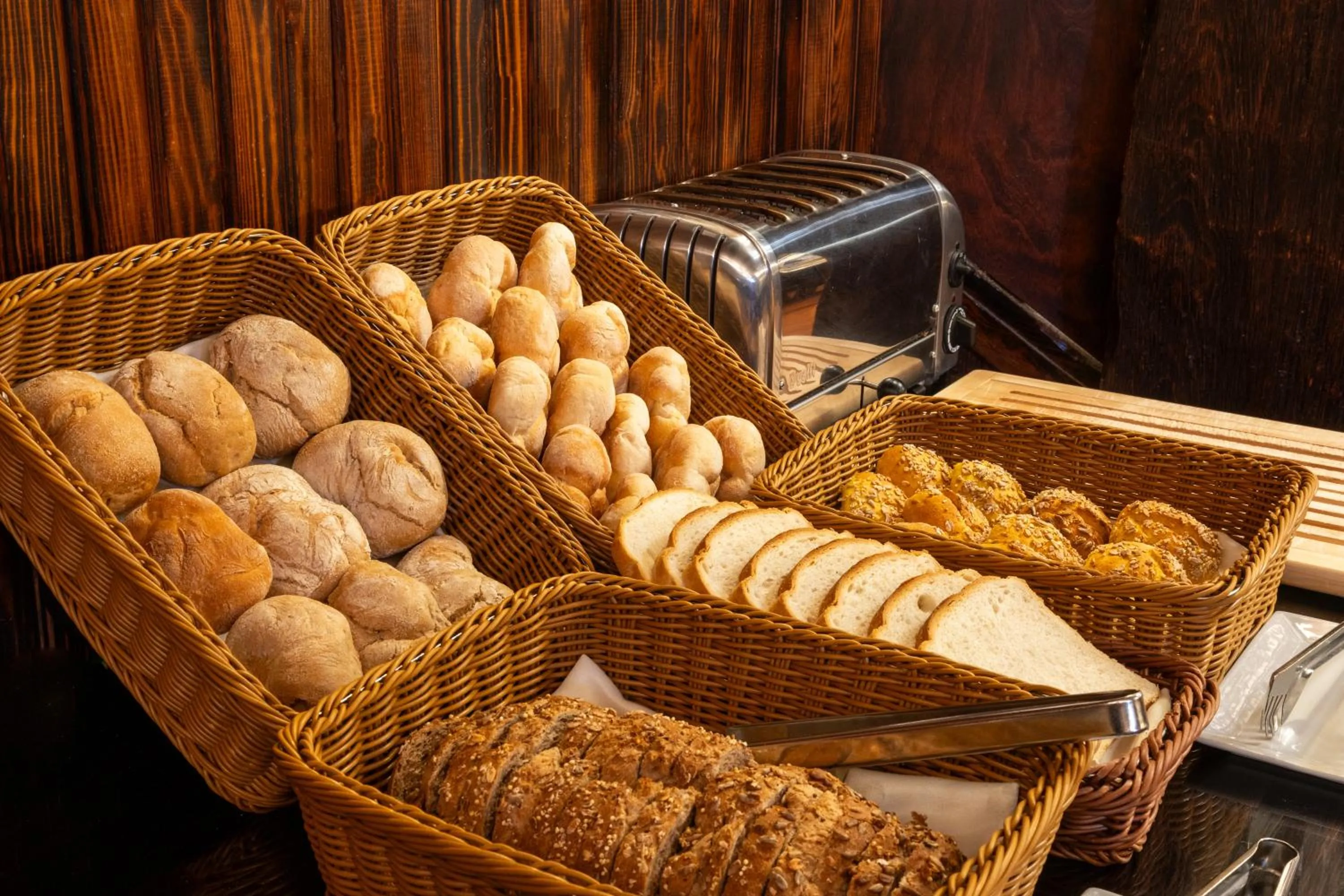 Buffet breakfast in SANA Rex Hotel