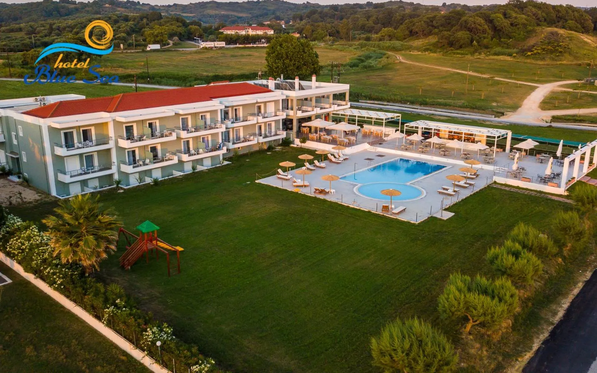 Bird's eye view in Blue Sea Hotel