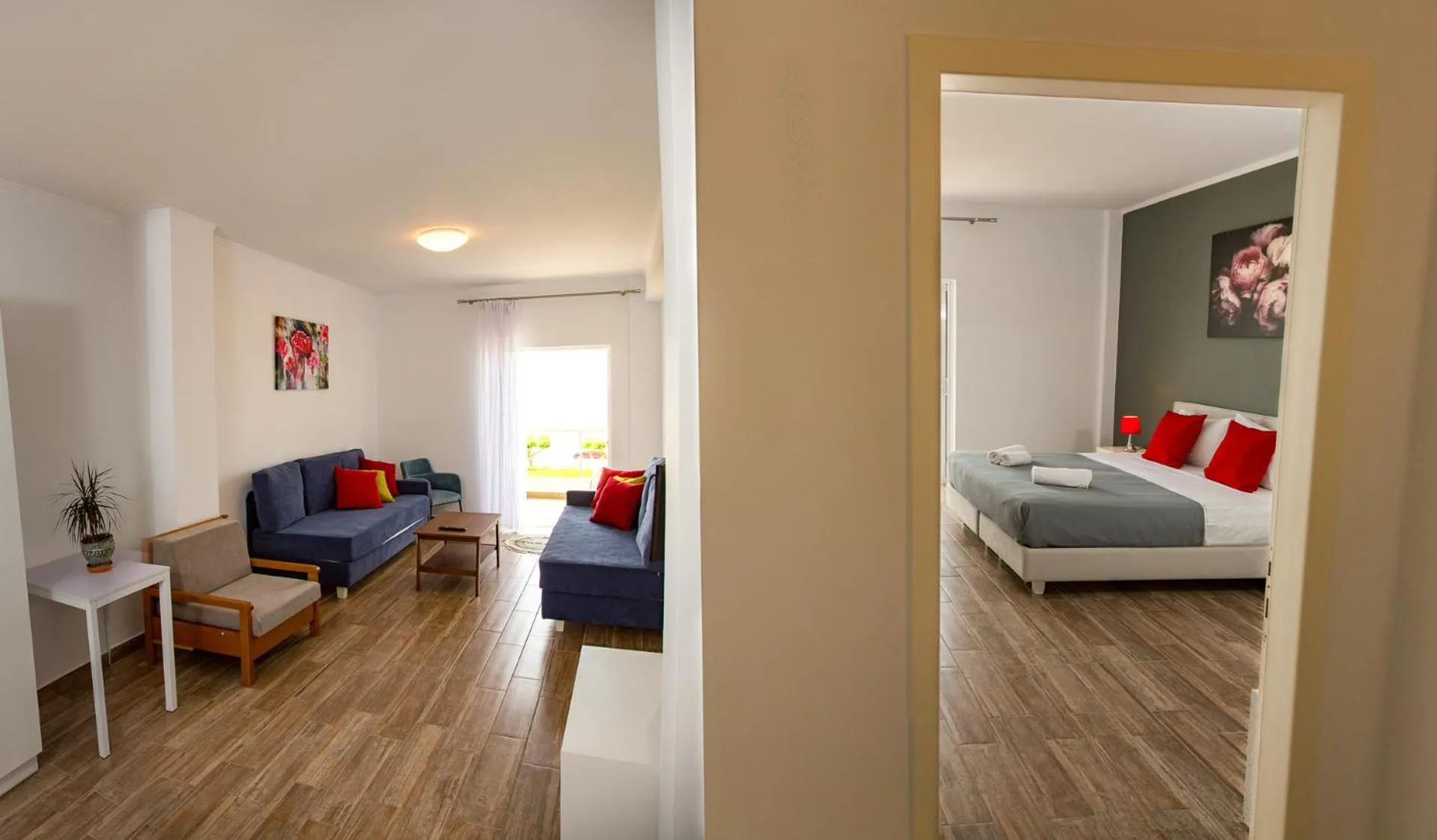 Photo of the whole room, Bed in Blue Sea Hotel