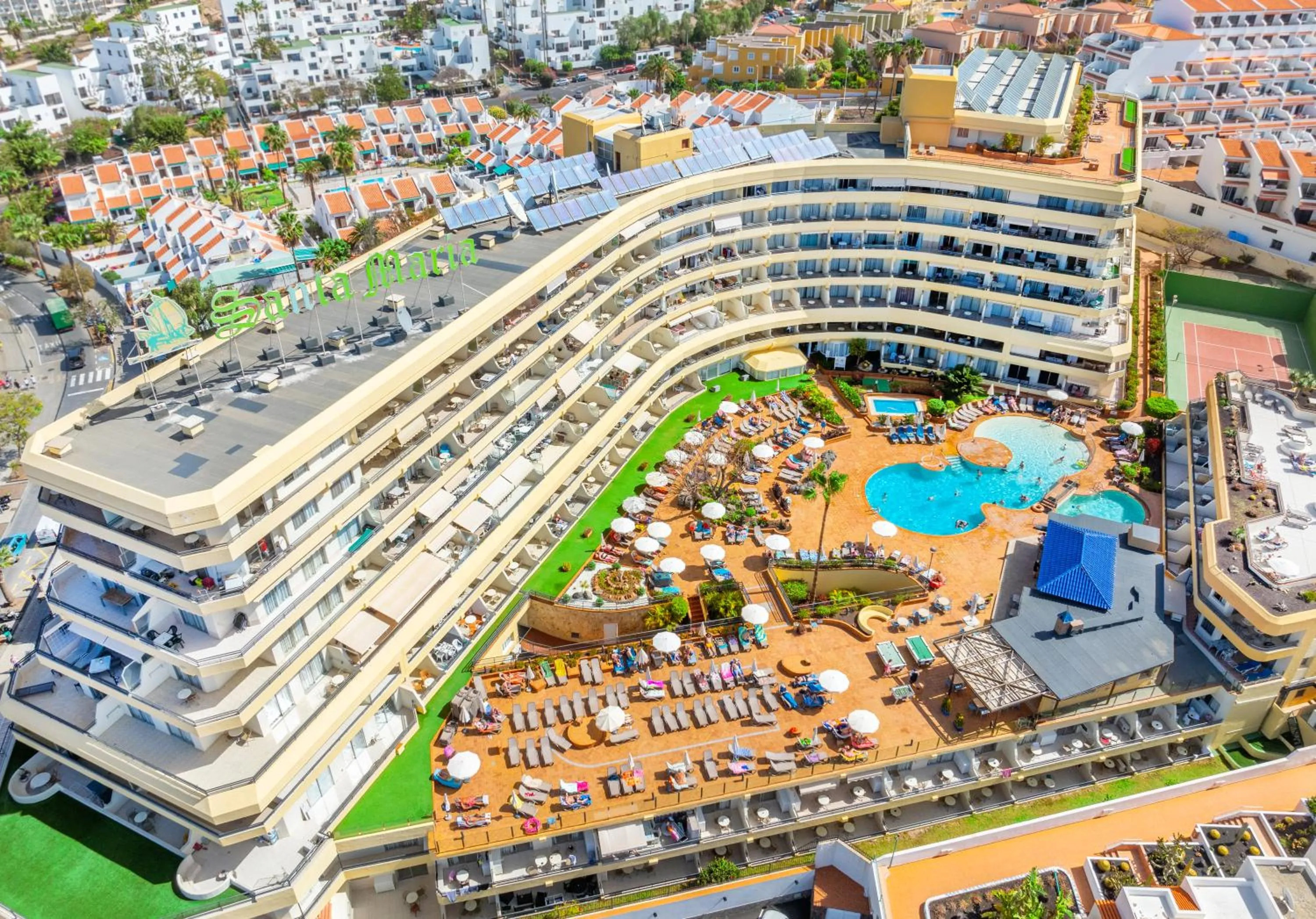 Bird's eye view in HOVIMA Santa María