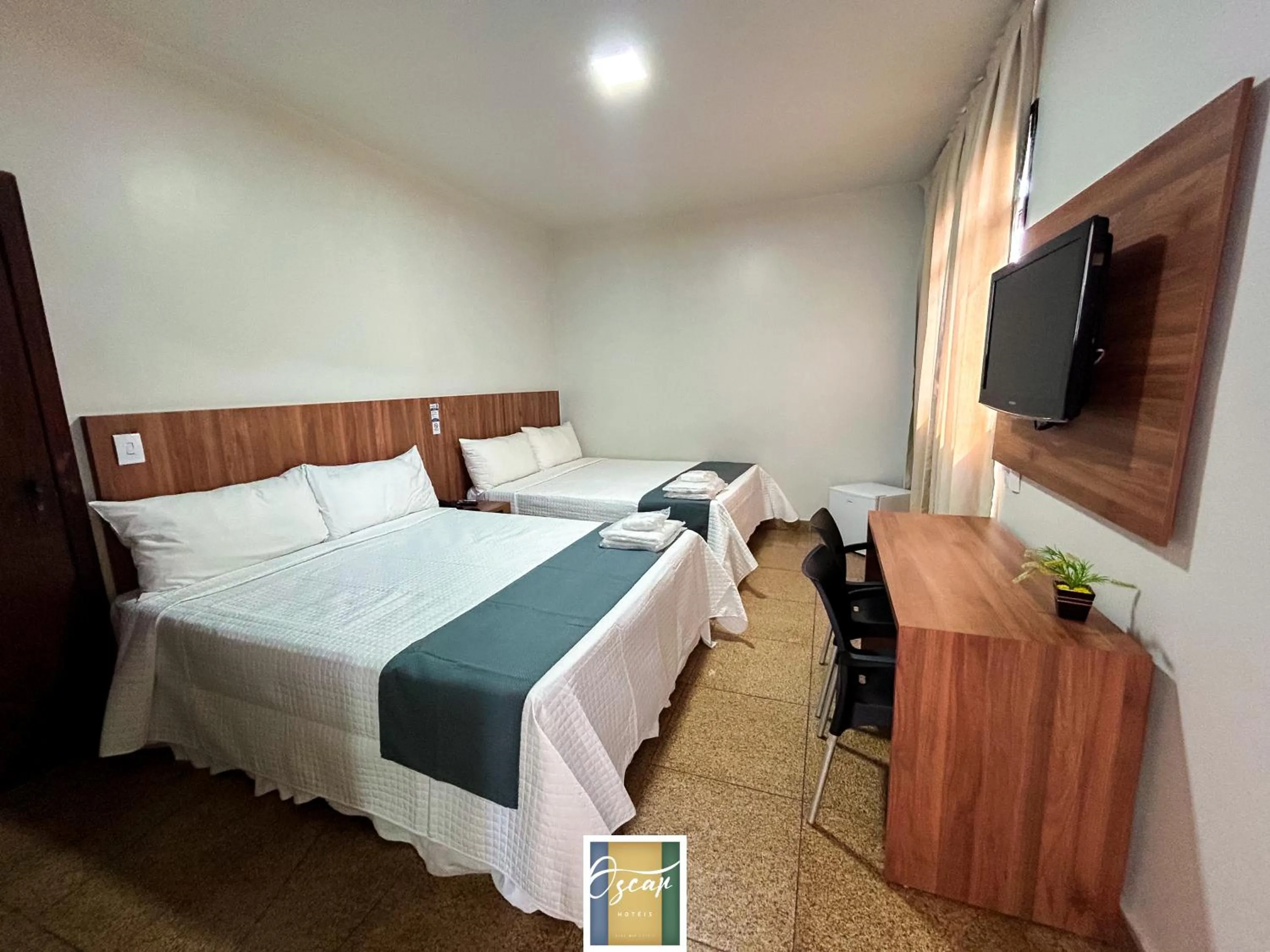 Bed in Hotel Oscar Blue Montes Claros