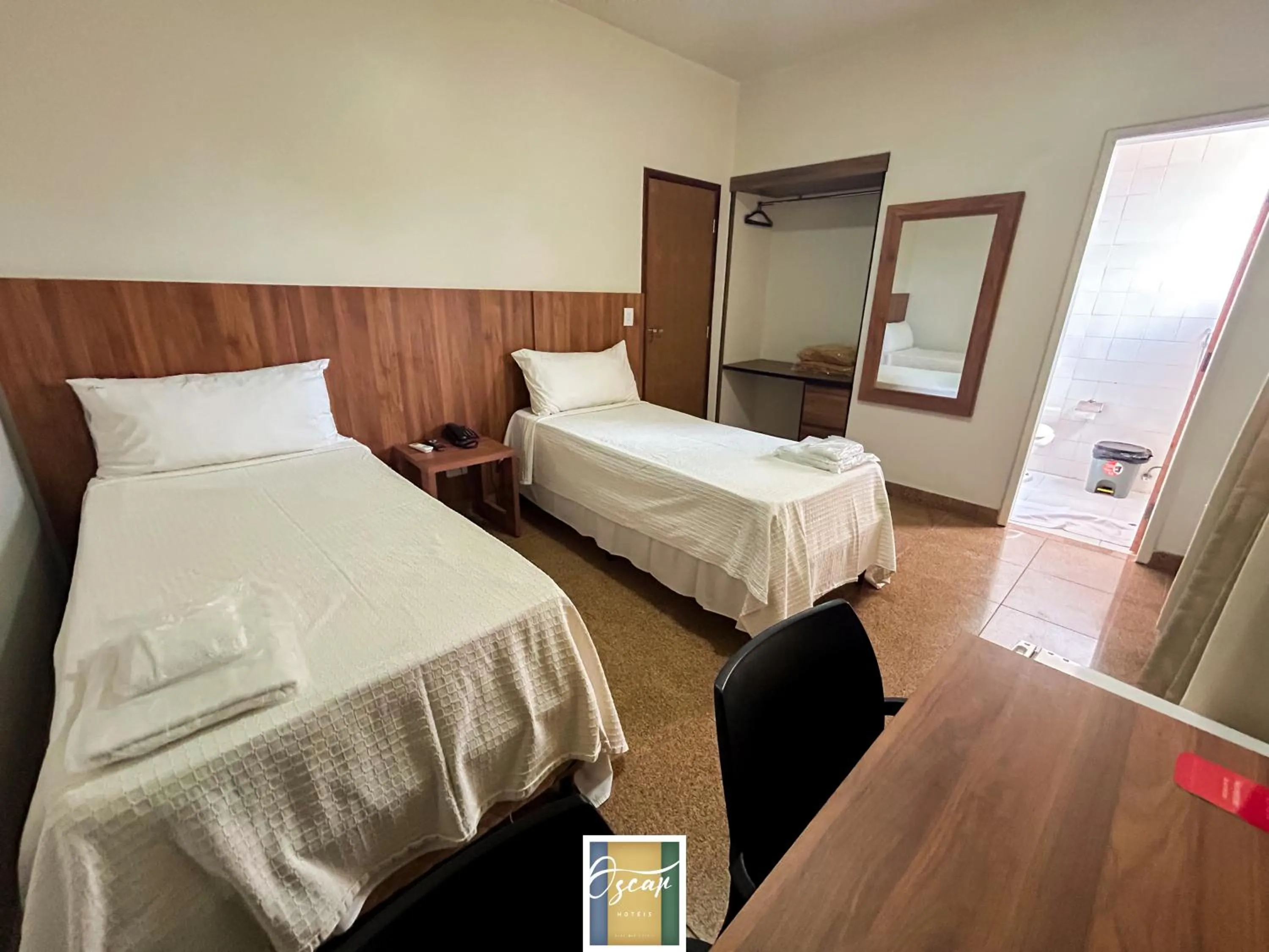 Bed in Hotel Oscar Blue Montes Claros