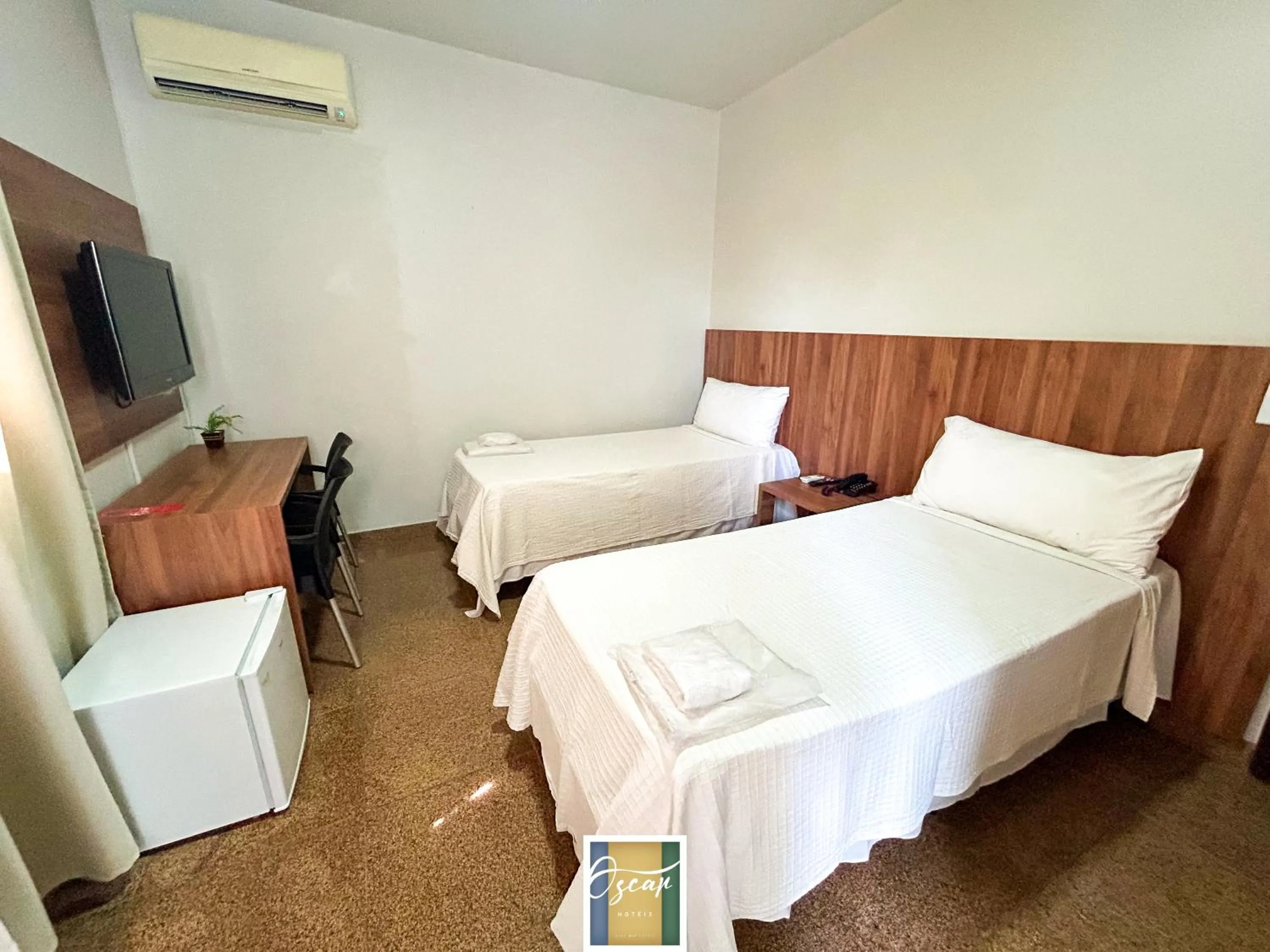 Bed in Hotel Oscar Blue Montes Claros