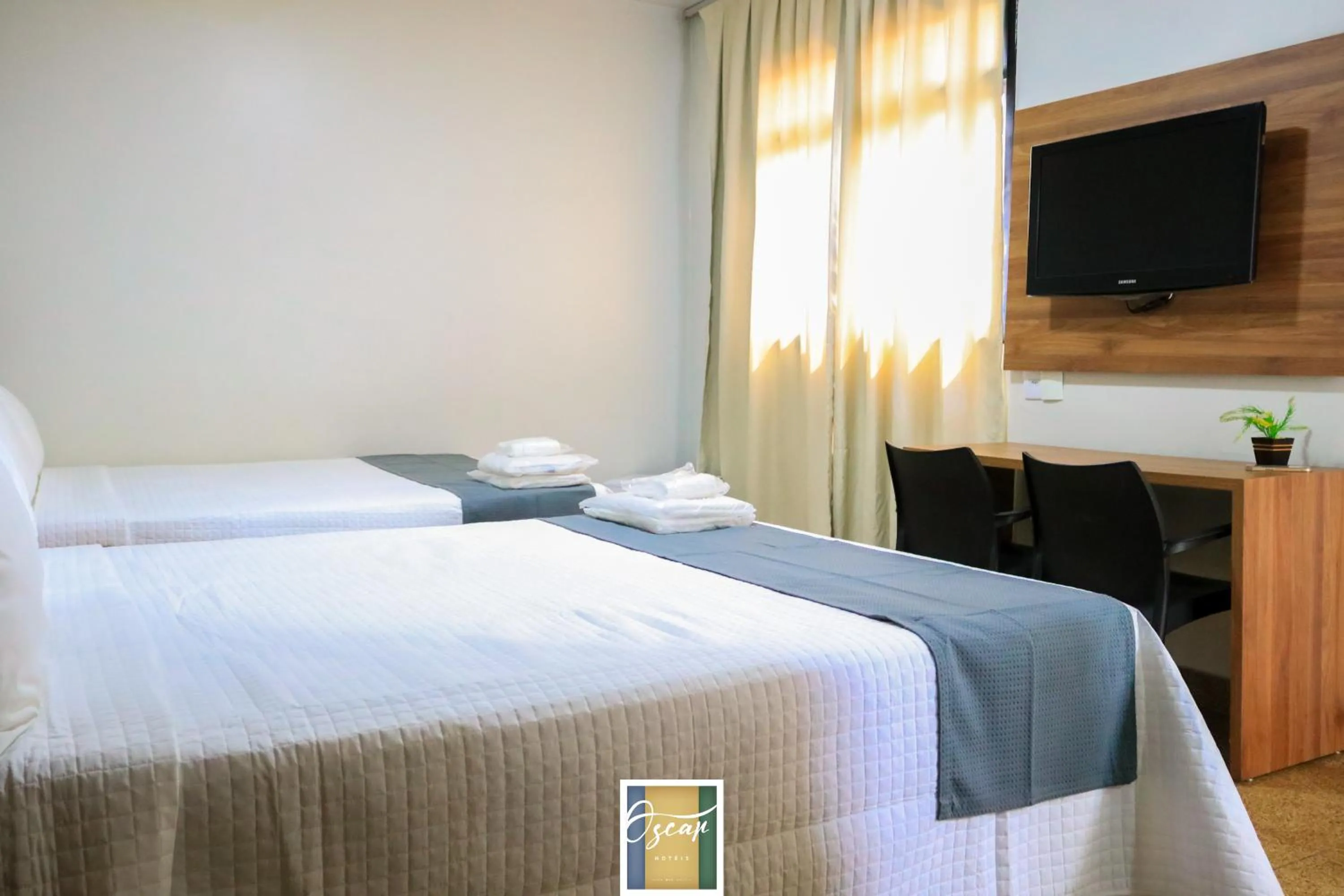 Bed in Hotel Oscar Blue Montes Claros