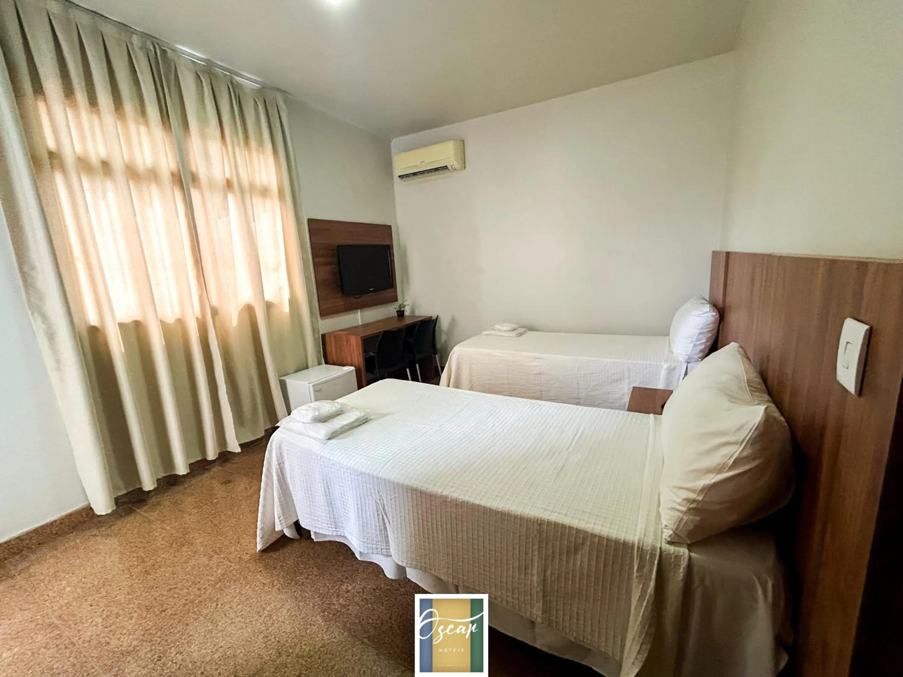 Bed in Hotel Oscar Blue Montes Claros