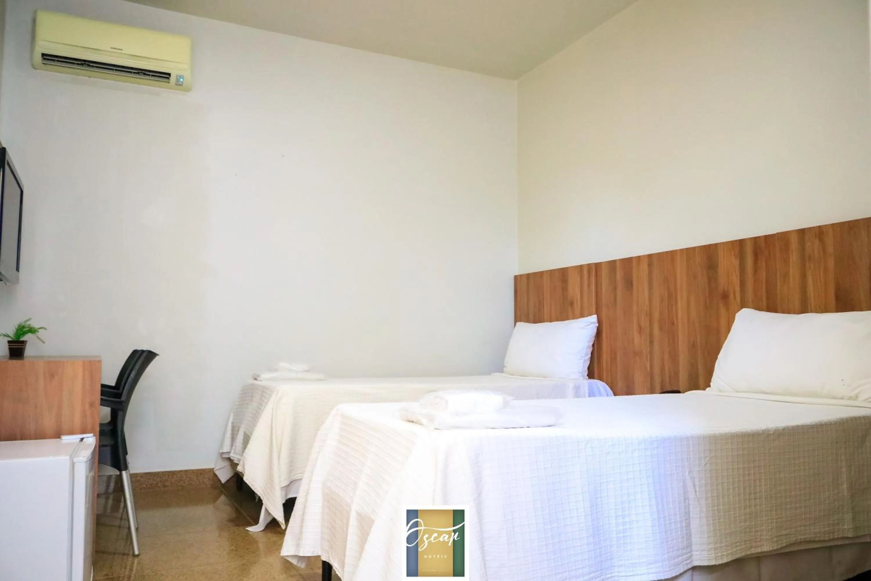 Bed in Hotel Oscar Blue Montes Claros