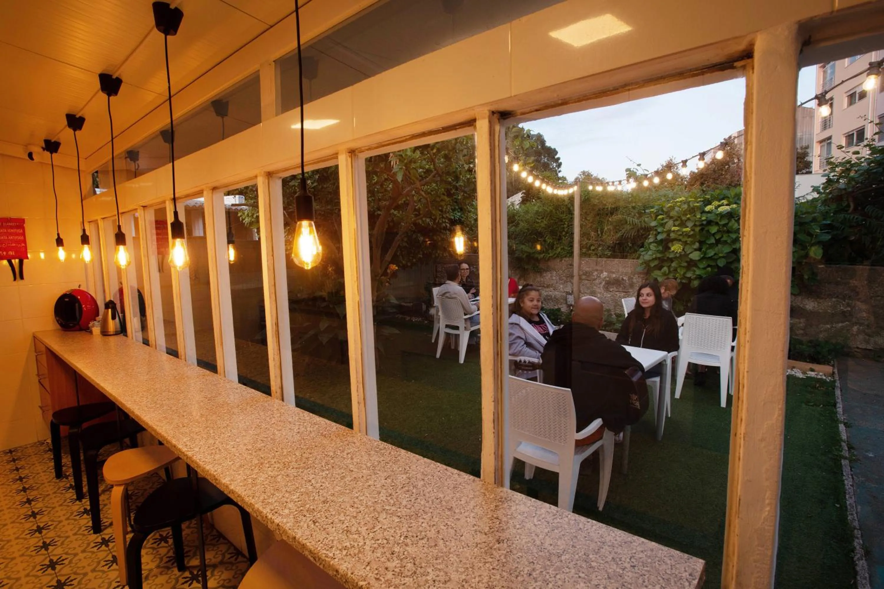 Patio in Hostel das Flores