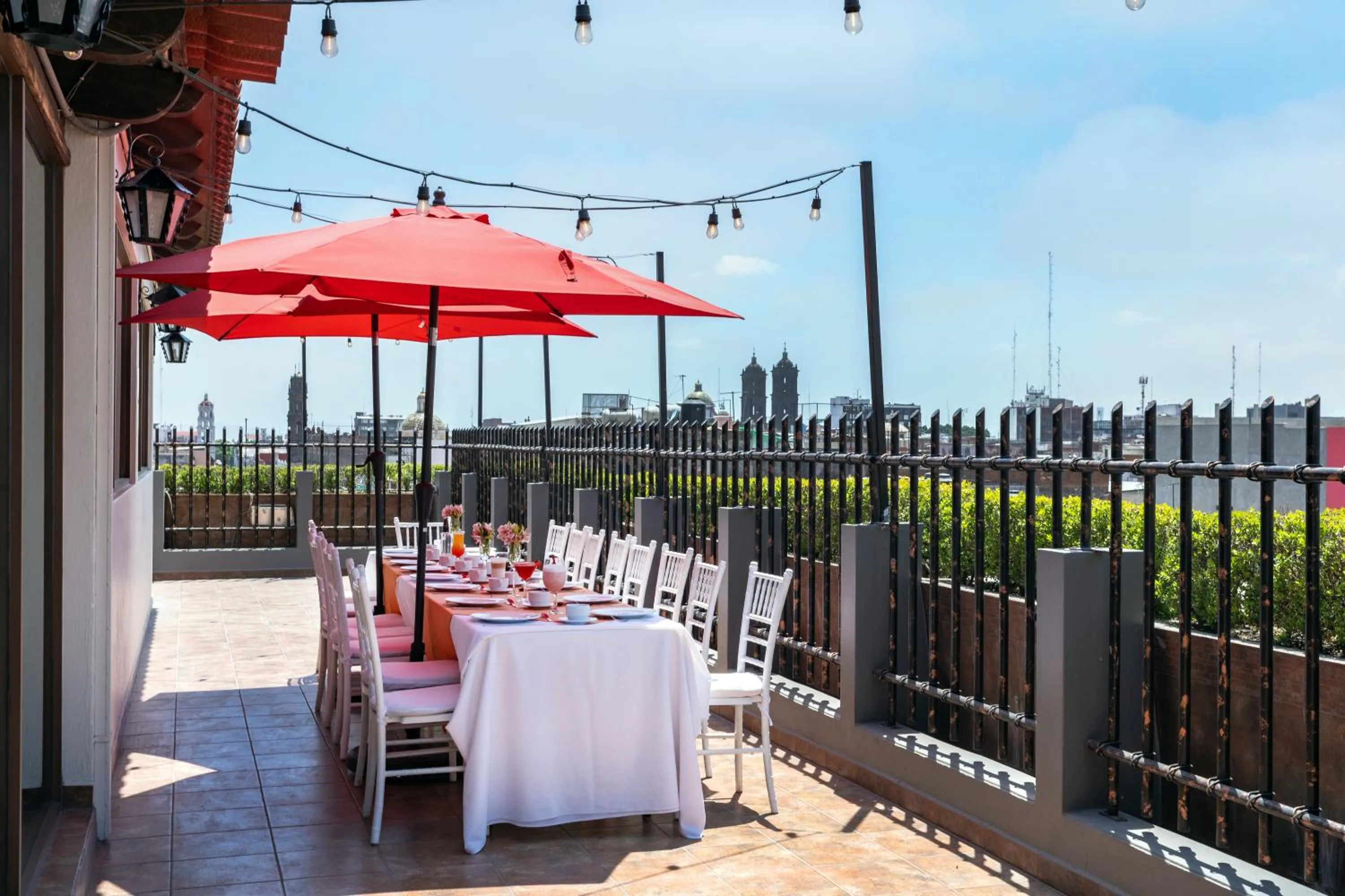 Balcony/Terrace in Sleep Inn Puebla Centro Hist rico