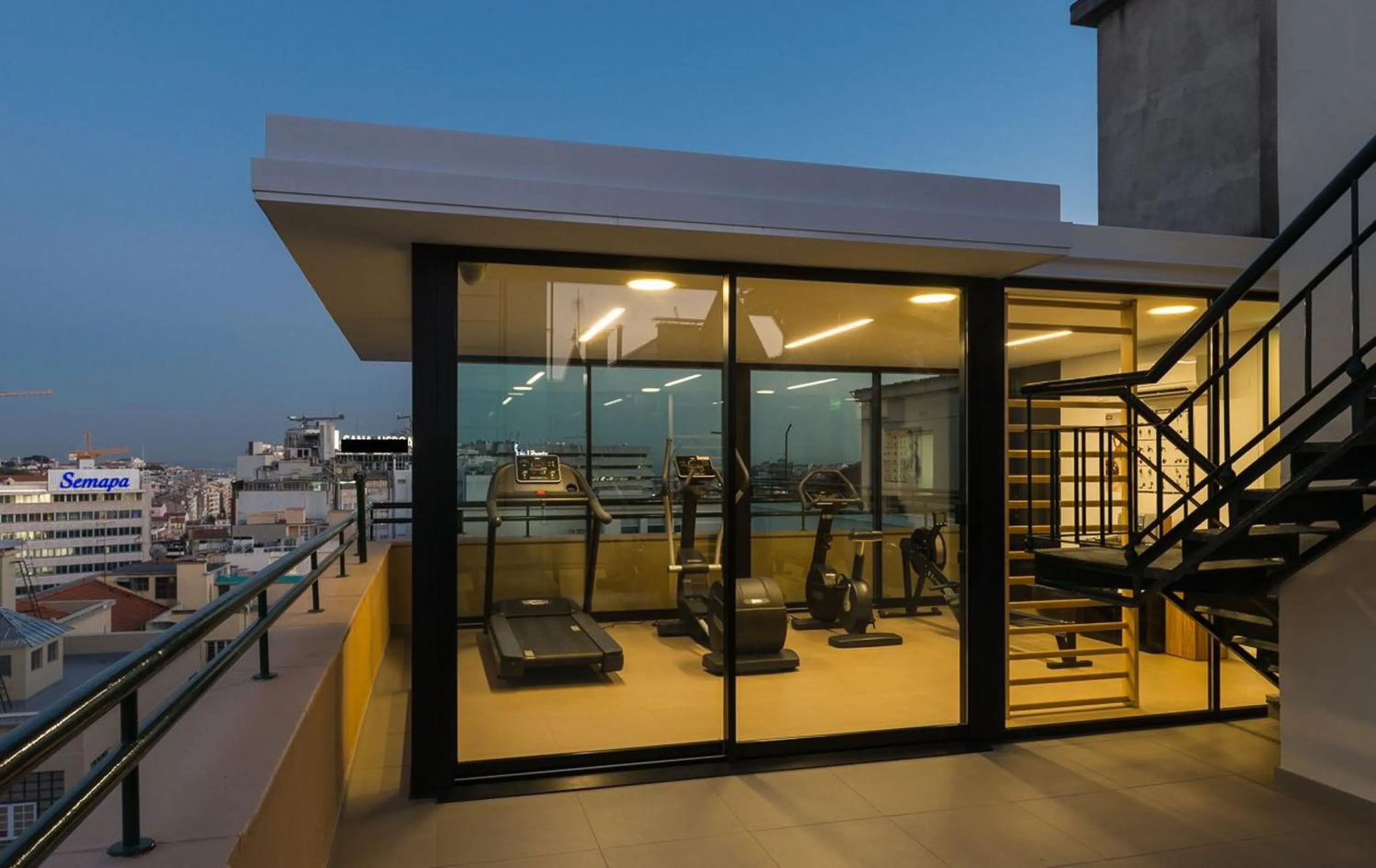 Fitness centre/facilities in Hotel Miraparque