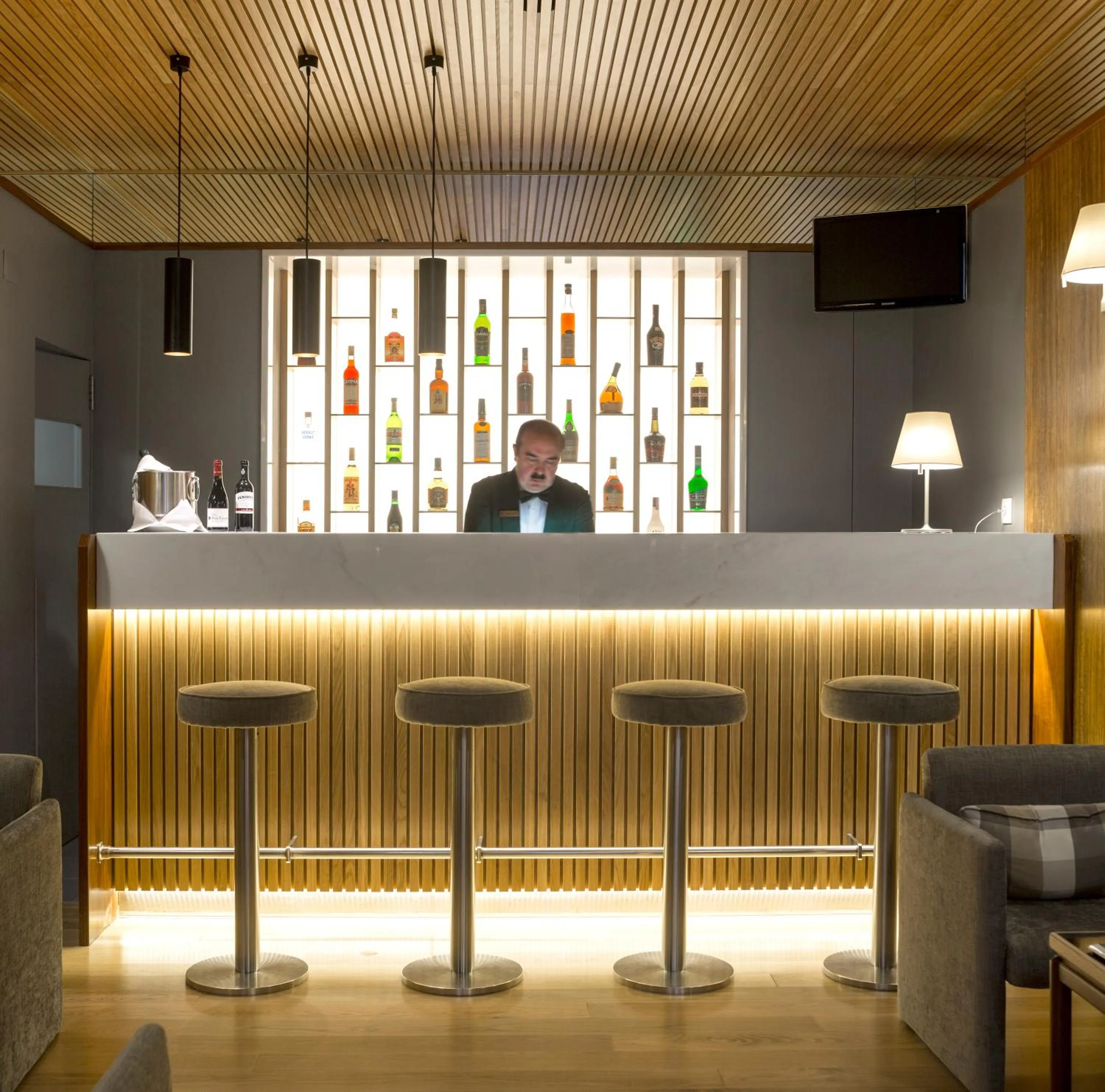 Lounge or bar in Hotel Miraparque