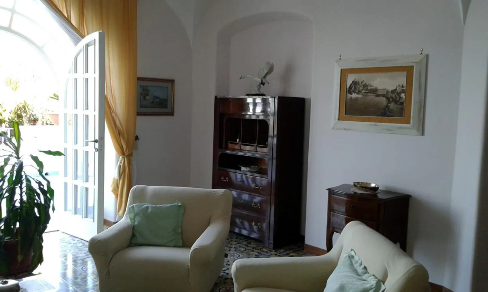 Living room in Villa Augusta
